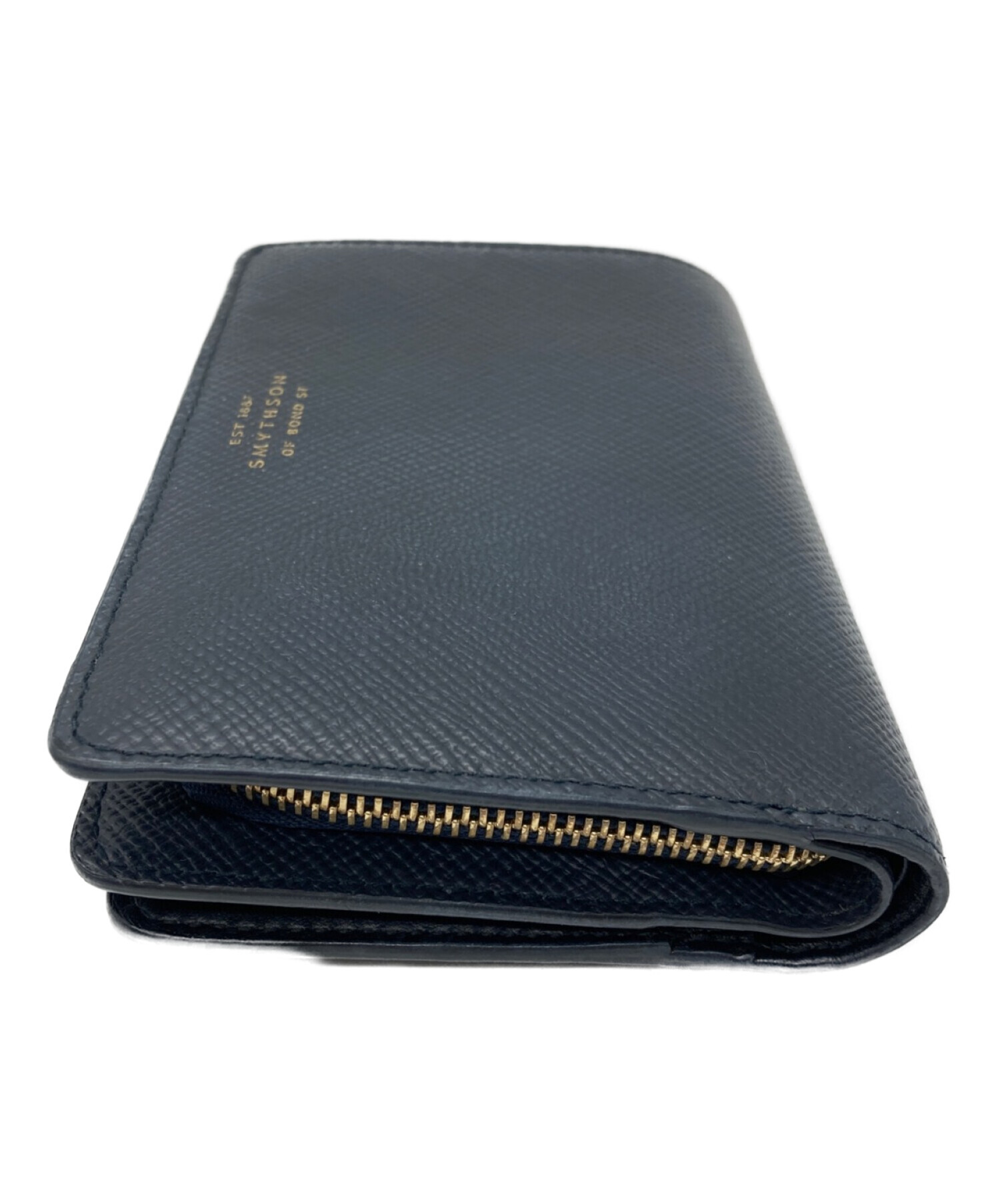 中古・古着通販】SMYTHSON (スマイソン) 2つ折り財布 グレー｜ブランド