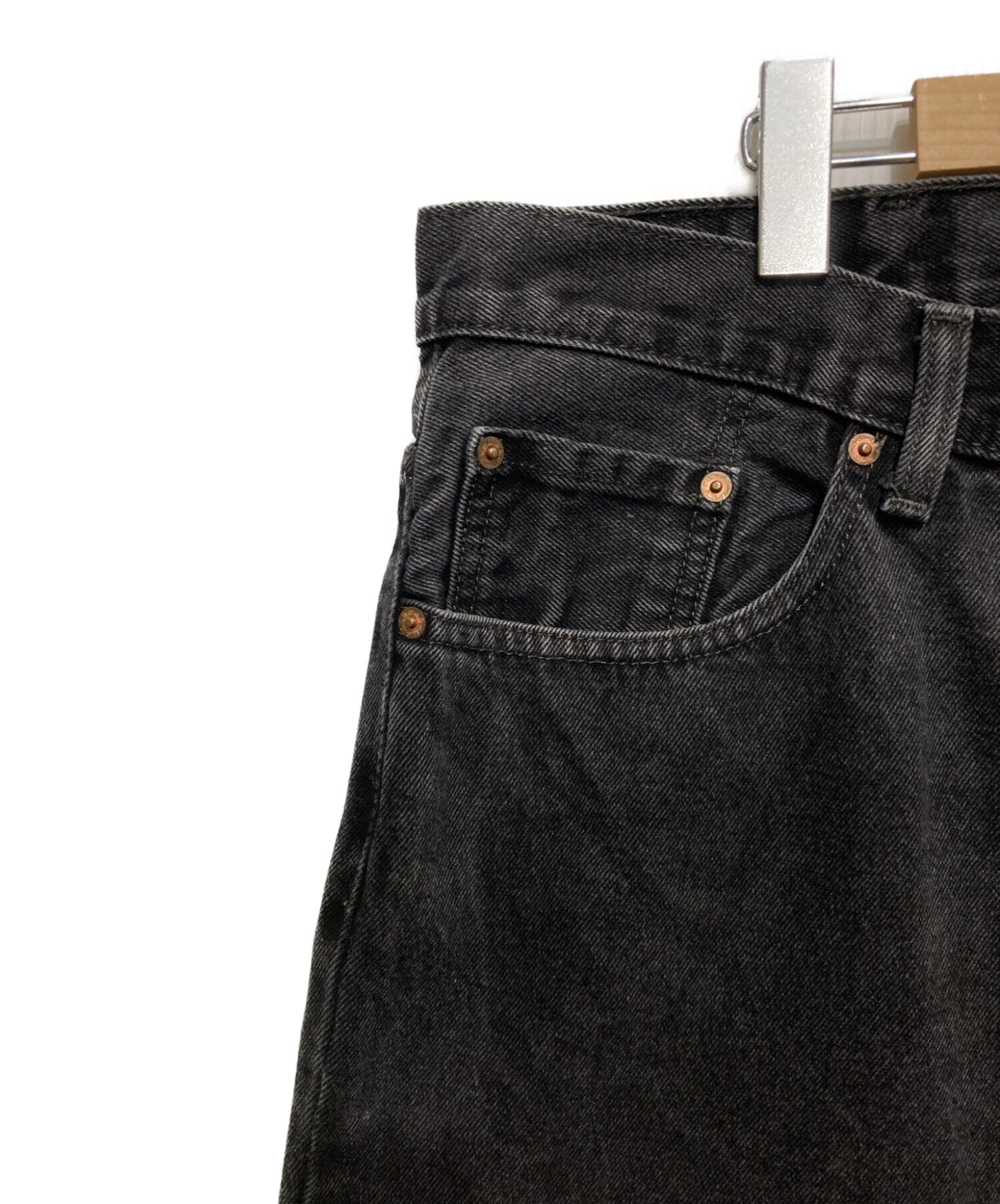 LEVI'S (リーバイス) 550ブラック ワイド バギーデニム ブラック サイズ:SIZE 42