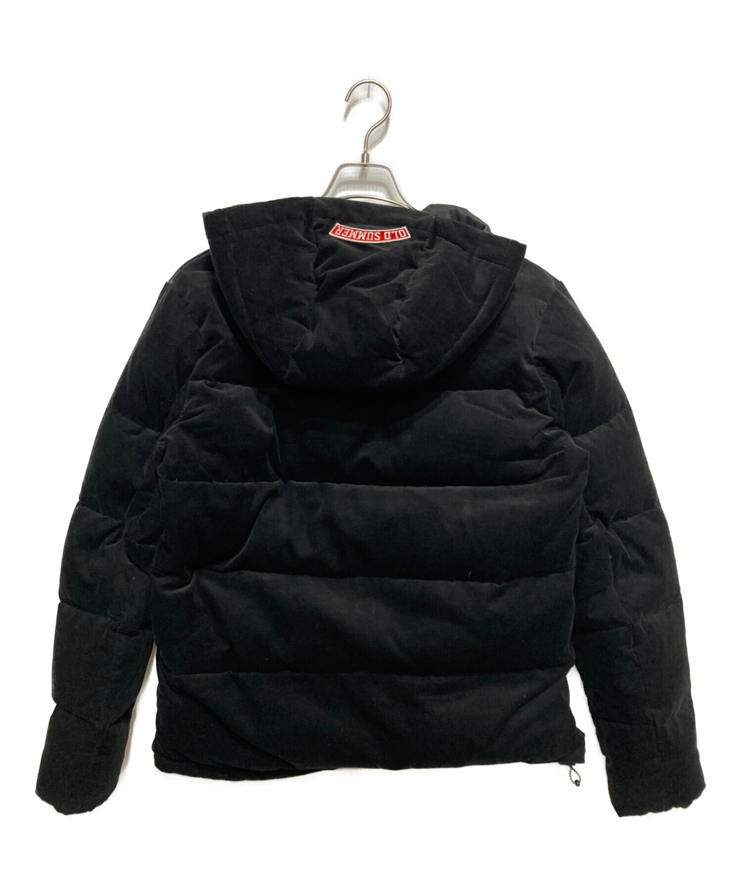 OLD SUMMER (オールド サマー) コーデュロイダウンジャケット ブラック サイズ:L
