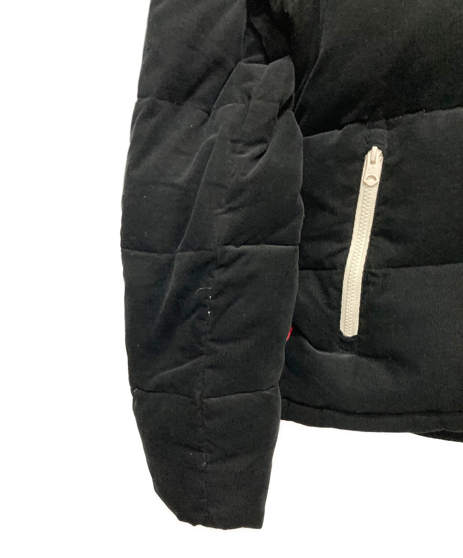 OLD SUMMER (オールド サマー) コーデュロイダウンジャケット ブラック サイズ:L