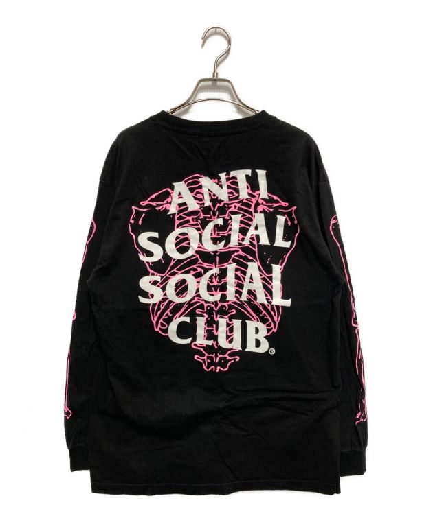 中古・古着通販】ANTI SOCIAL SOCIAL CLUB (アンチソーシャルソーシャルクラブ) ロングスリーブカットソー ブラック  サイズ:L｜ブランド・古着通販 トレファク公式【TREFAC FASHION】スマホサイト