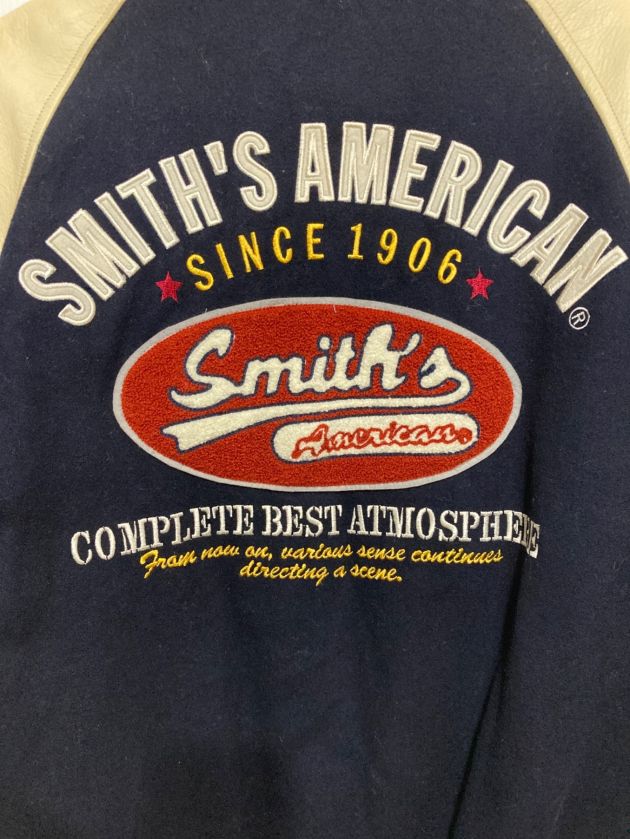 SMITH'S AMERICAN (スミスアメリカン) スタジャン ネイビー サイズ:不明