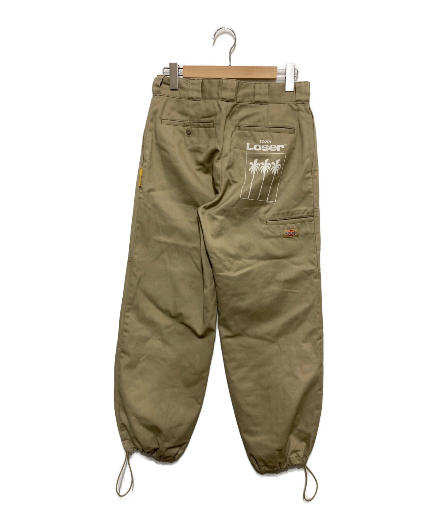 【中古・古着通販】Dickies (ディッキーズ) YOUTH LOOSER (ユースルーザー) ダブルニーワークパンツ ベージュ  サイズ:Ⅿ｜ブランド・古着通販 トレファク公式【TREFAC FASHION】スマホサイト