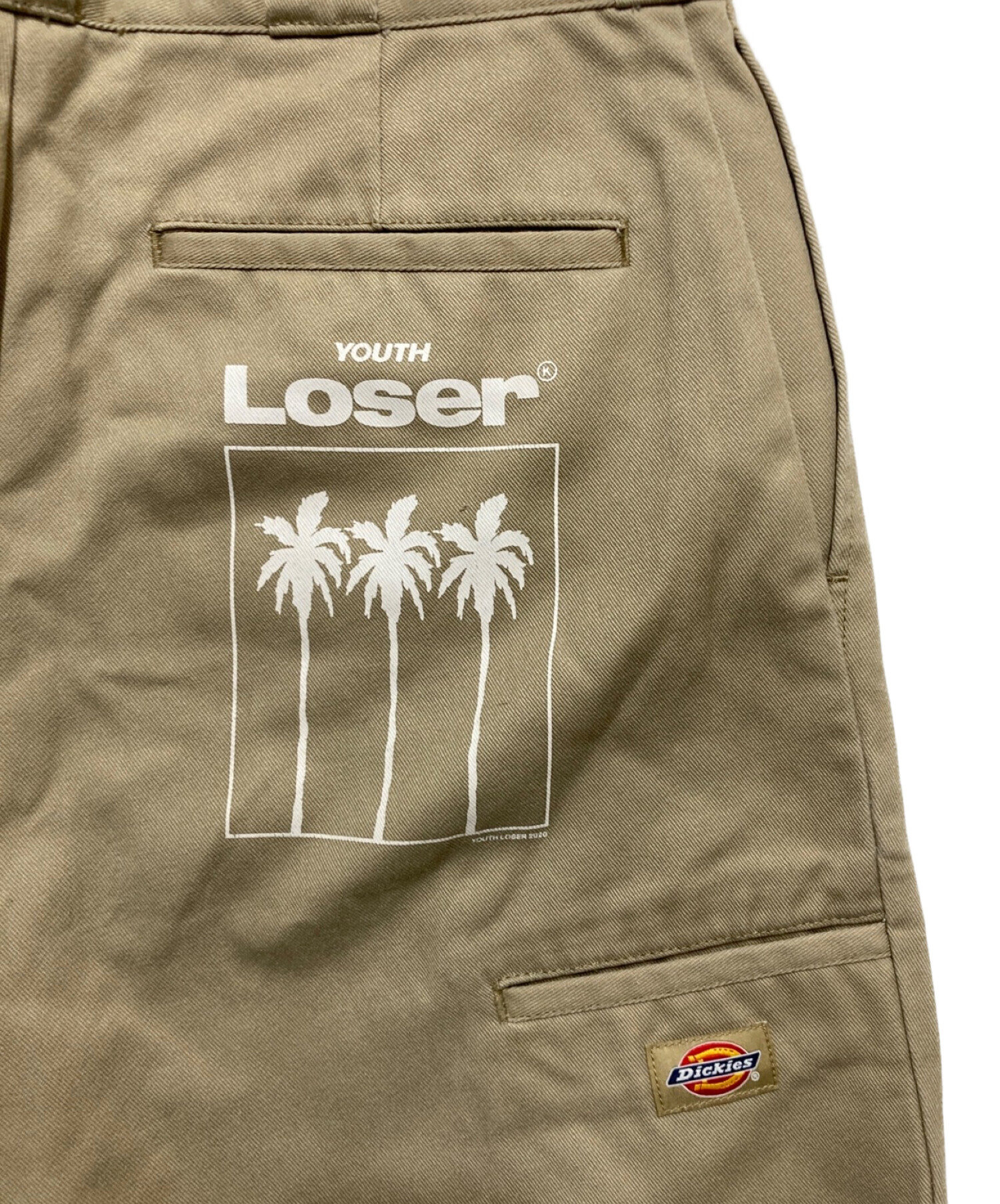 在庫あり】 Dickies Youth Loser コラボ 別注 ダブルニー パンツ L 黒