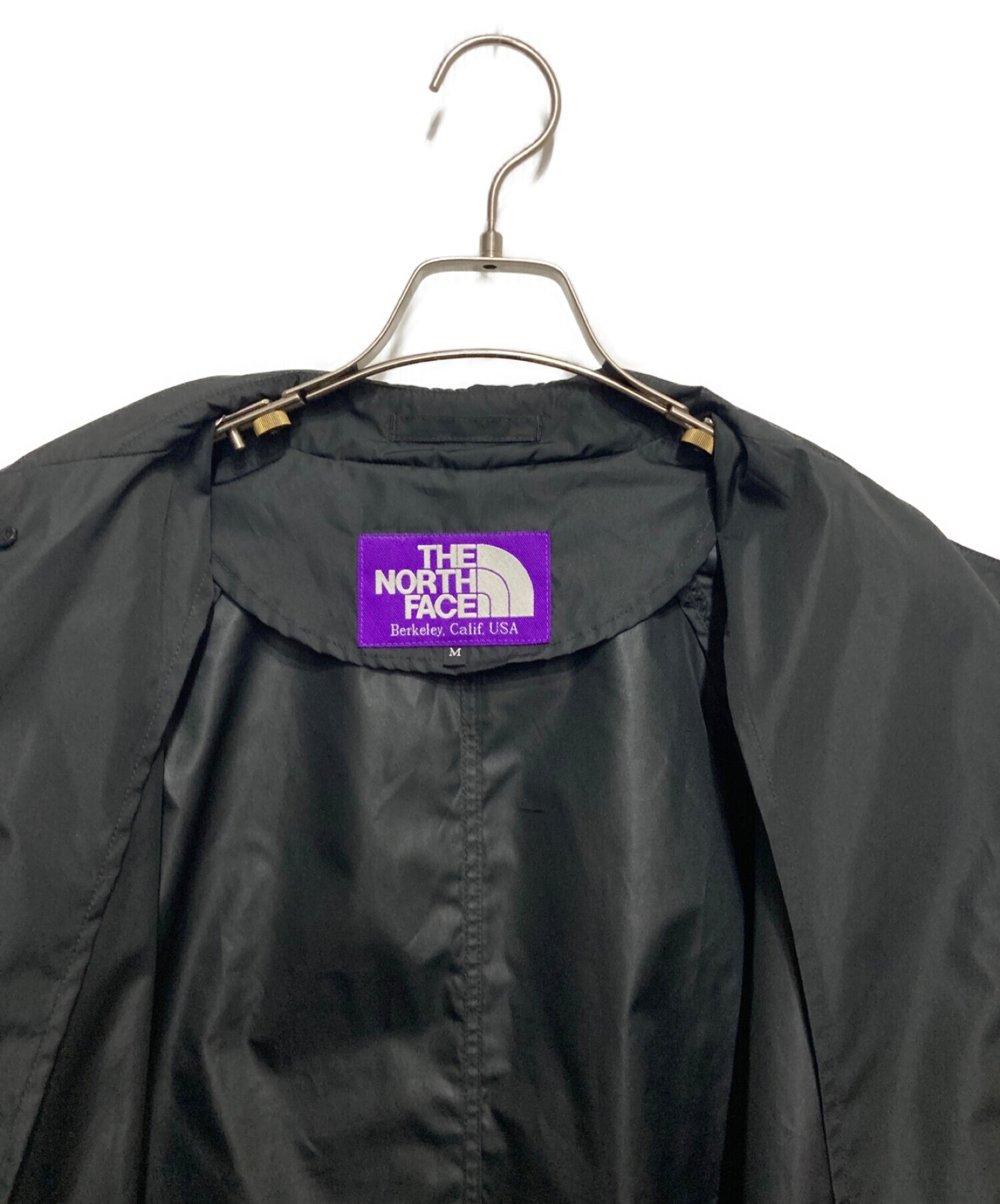 THE NORTHFACE PURPLELABEL (ザ・ノースフェイス パープルレーベル) ナイロンステンカラーコート ブラック サイズ:Ⅿ