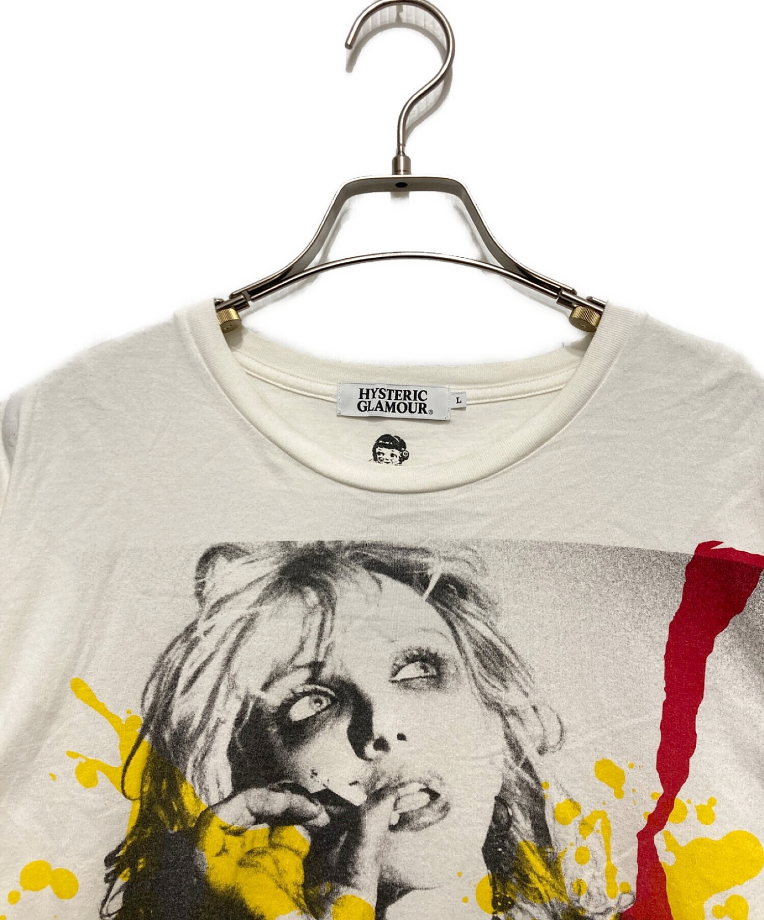 hysteric glamour 販売済み コートニーラブプリントtシャツ