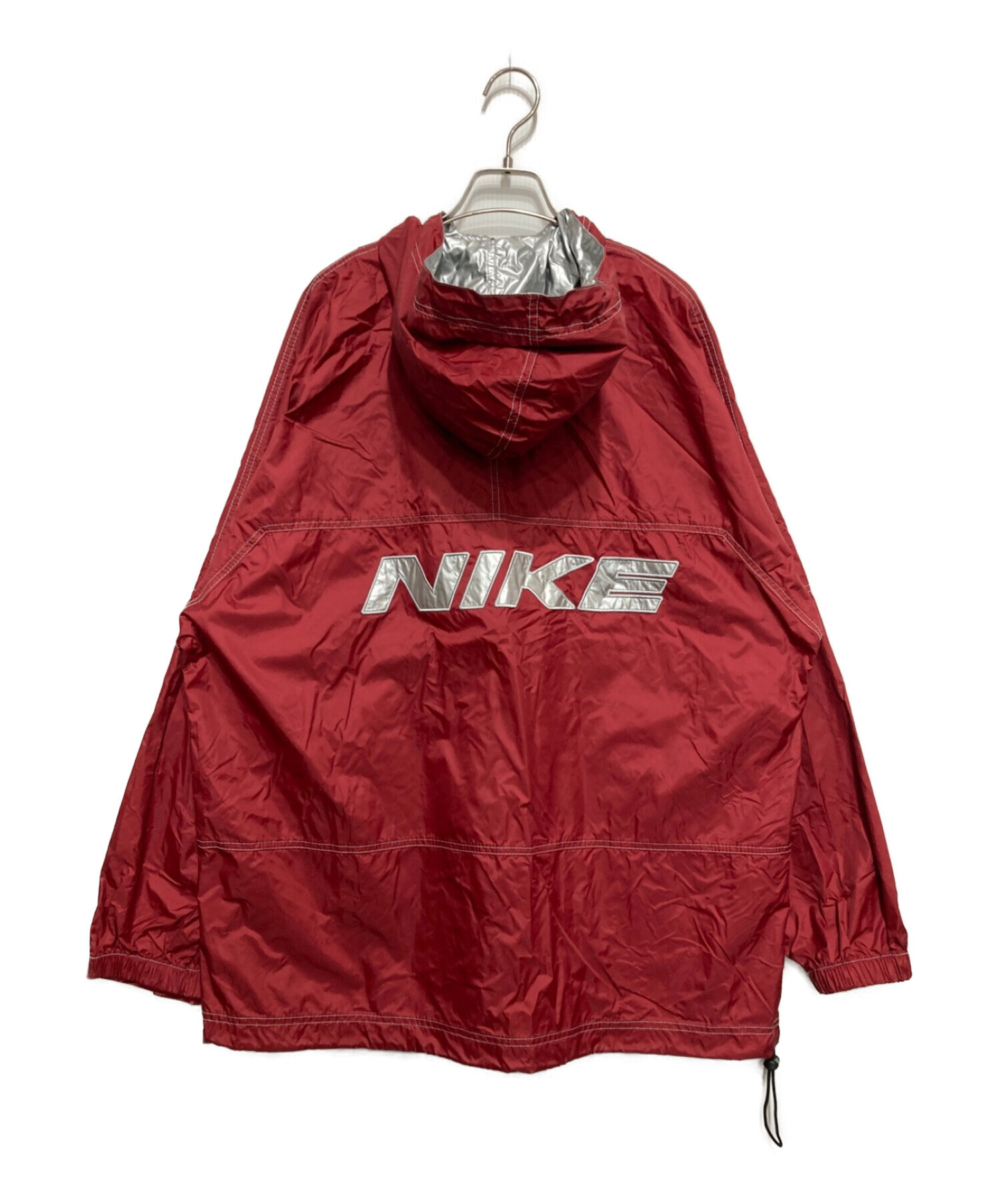 NIKE (ナイキ) アノラックパーカー レッド サイズ:XL