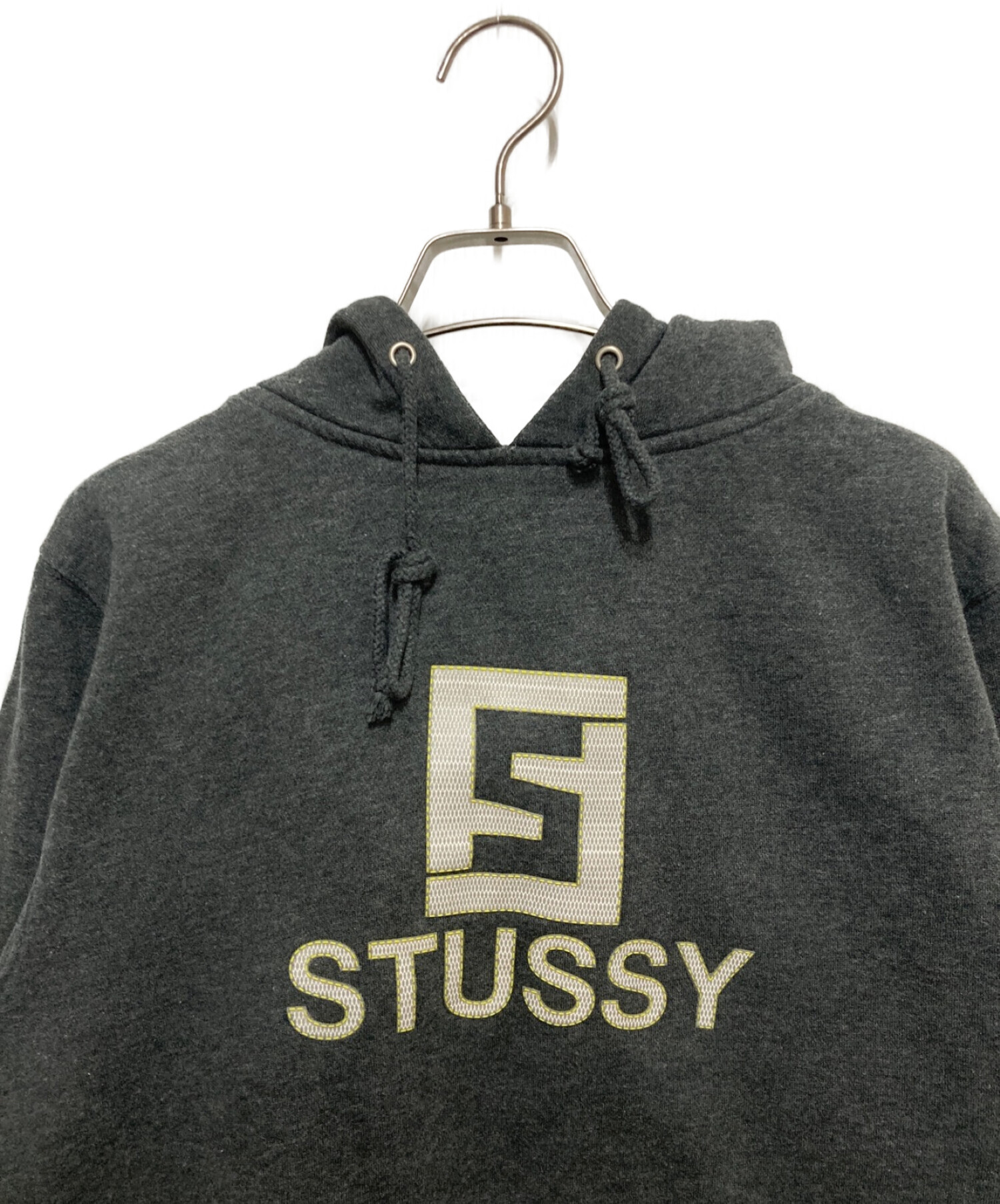 【中古・古着通販】stussy (ステューシー) パーカー グレー サイズ:S