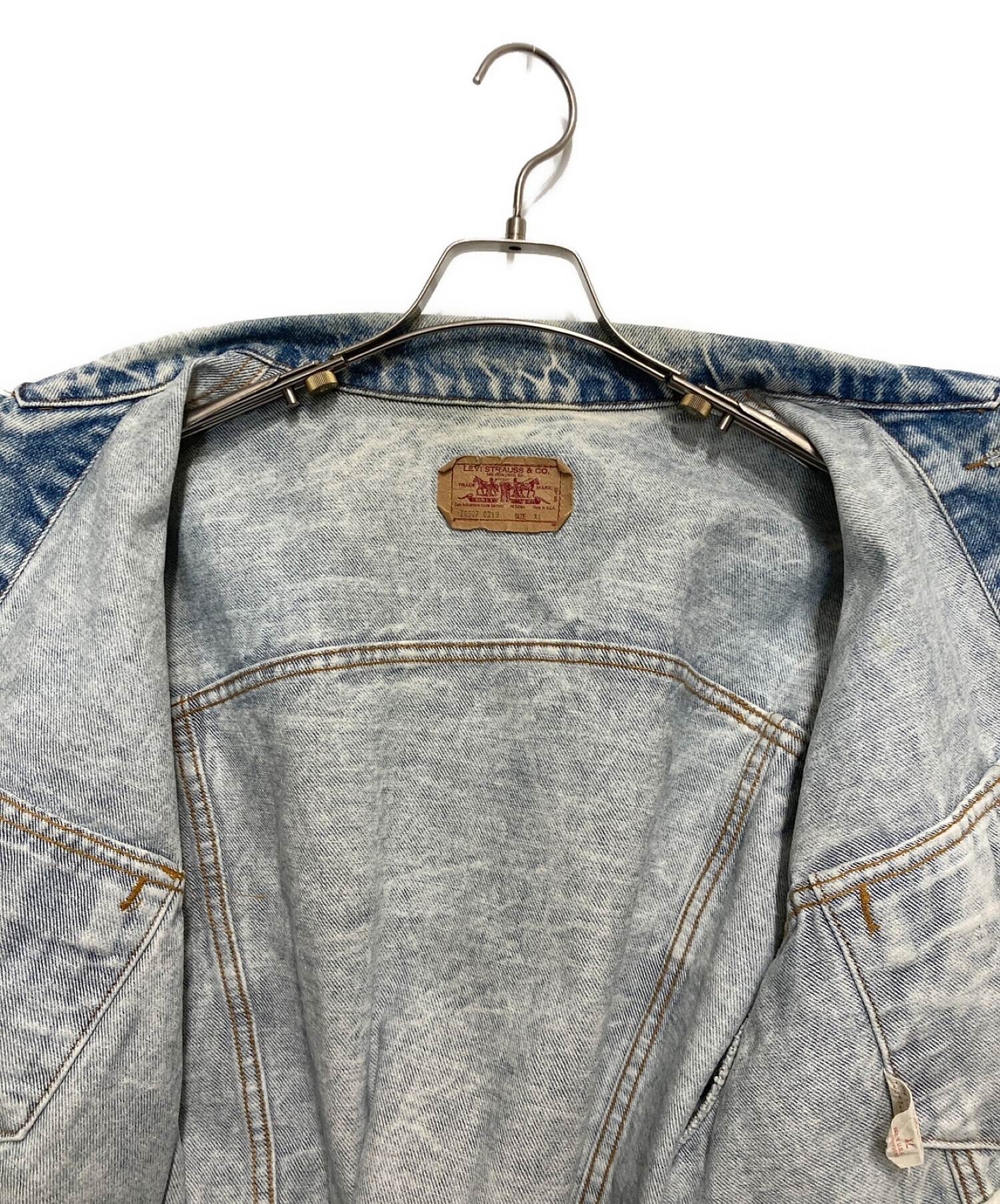 中古・古着通販】LEVI'S (リーバイス) ケミカルウォッシュ デニム