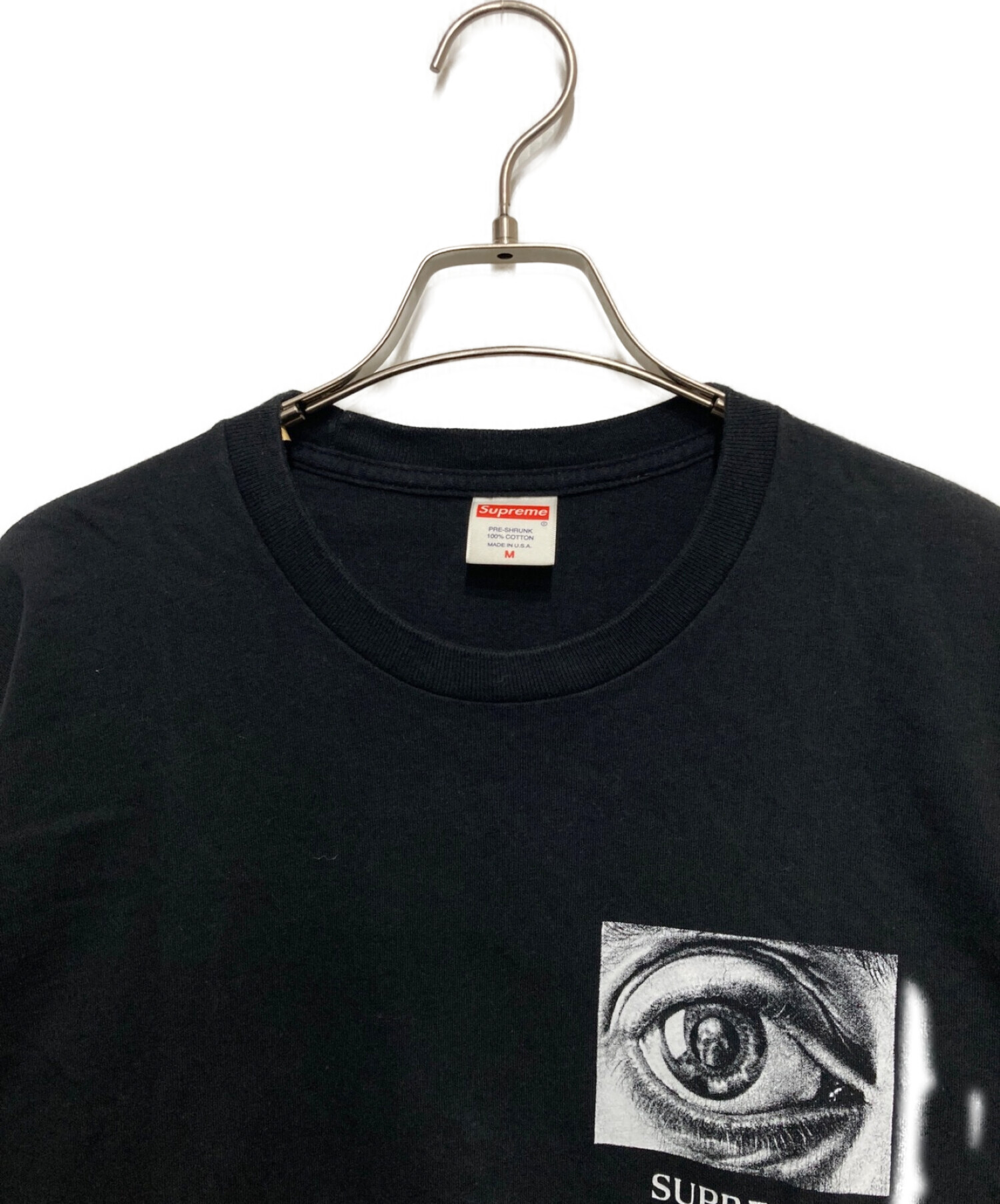 Supreme (シュプリーム) M.C. Escher Eye L/S Tee ブラック サイズ:Ⅿ