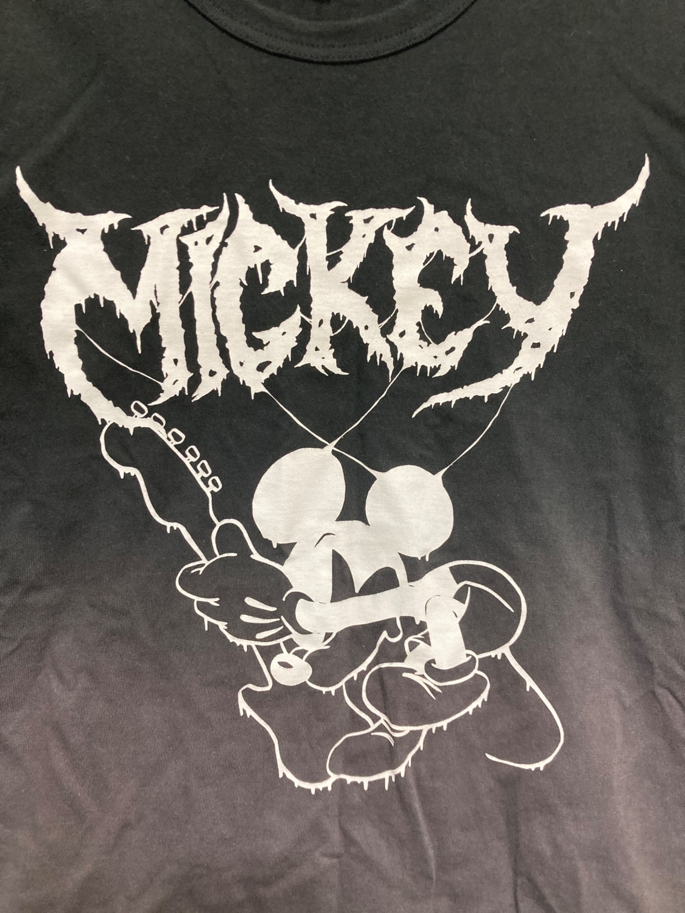 COMME des GARCONS BLACKMARKET (コムデギャルソンブラックマーケット) Disney (ディズニー) Tシャツ　 OH-T105 ブラック サイズ:L