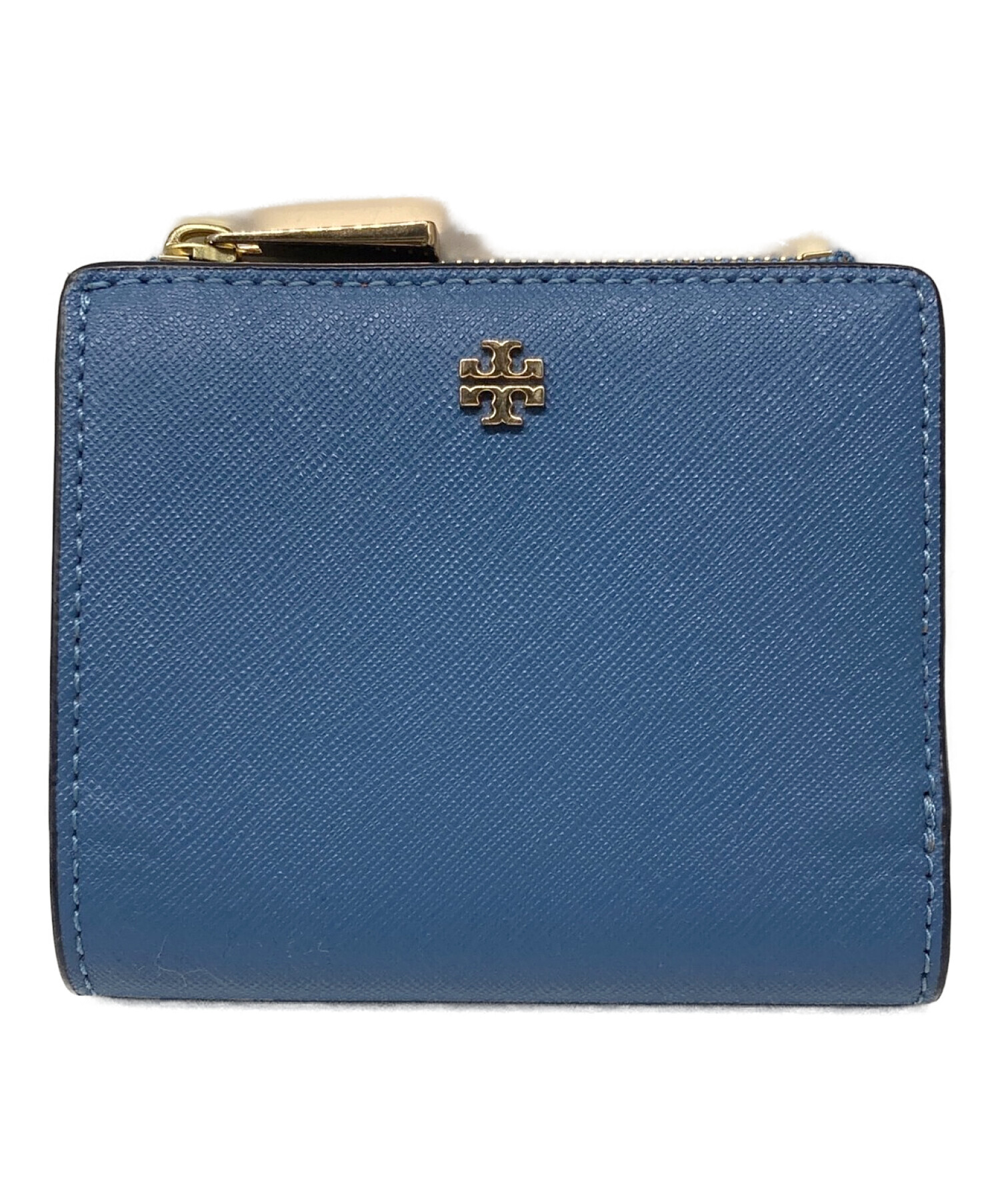 中古・古着通販】TORY BURCH (トリーバーチ) 2つ折り財布 スカイブルー