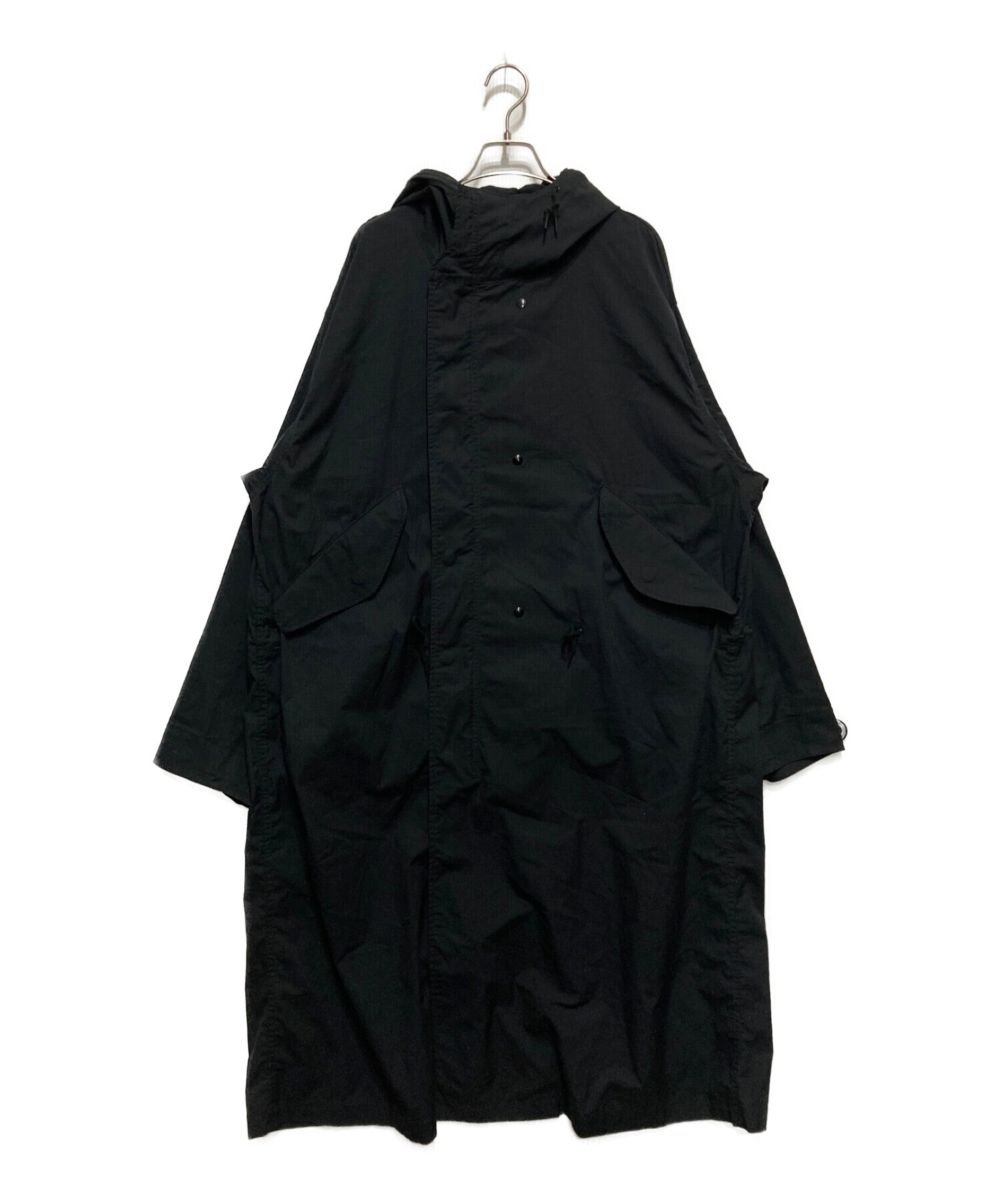 N.HOOLYWOOD (エヌ ハリウッド) 17AW リップストップモッズコート ブラック サイズ:SIZE40