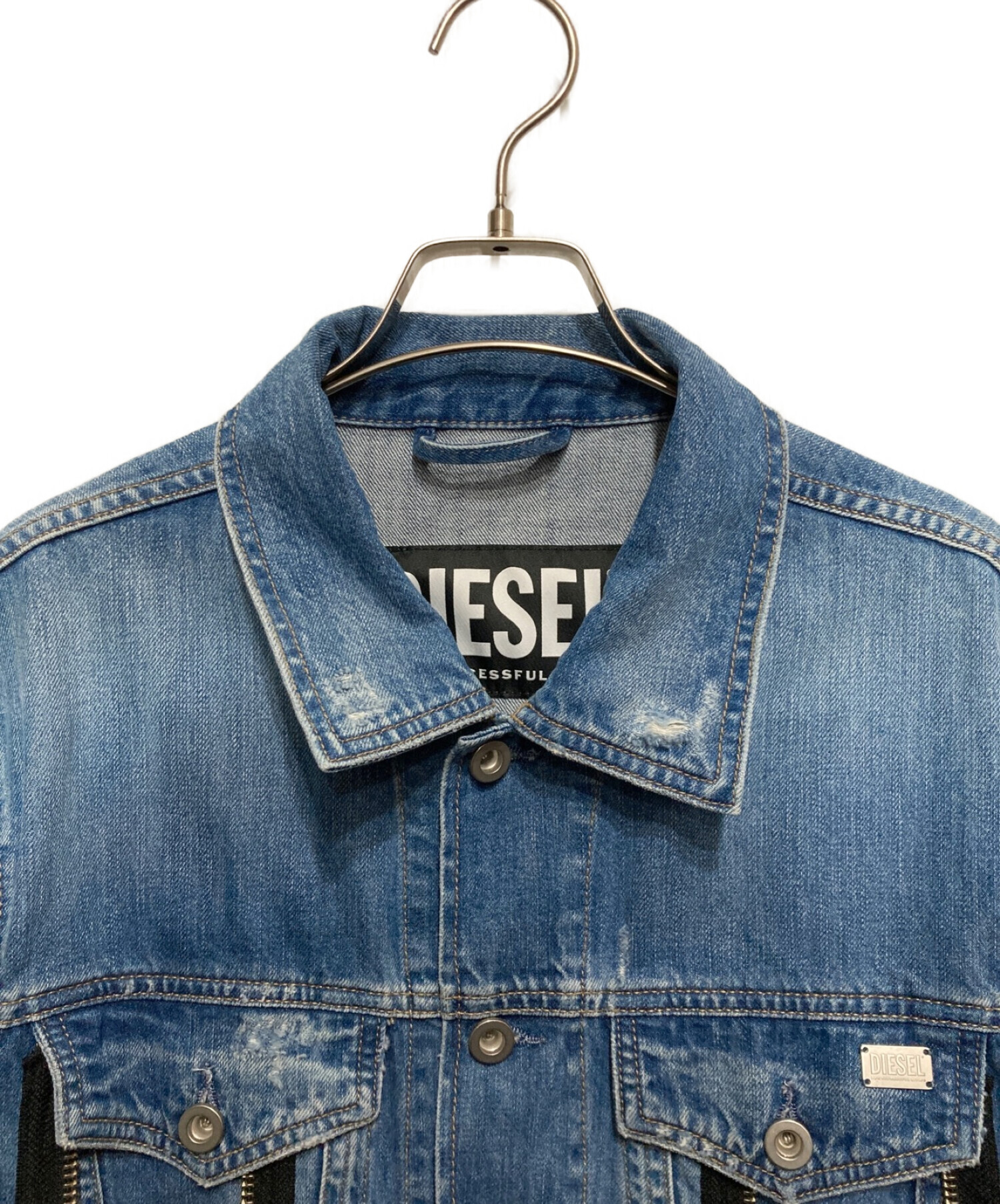 中古・古着通販】DIESEL (ディーゼル) デニムジャケット インディゴ