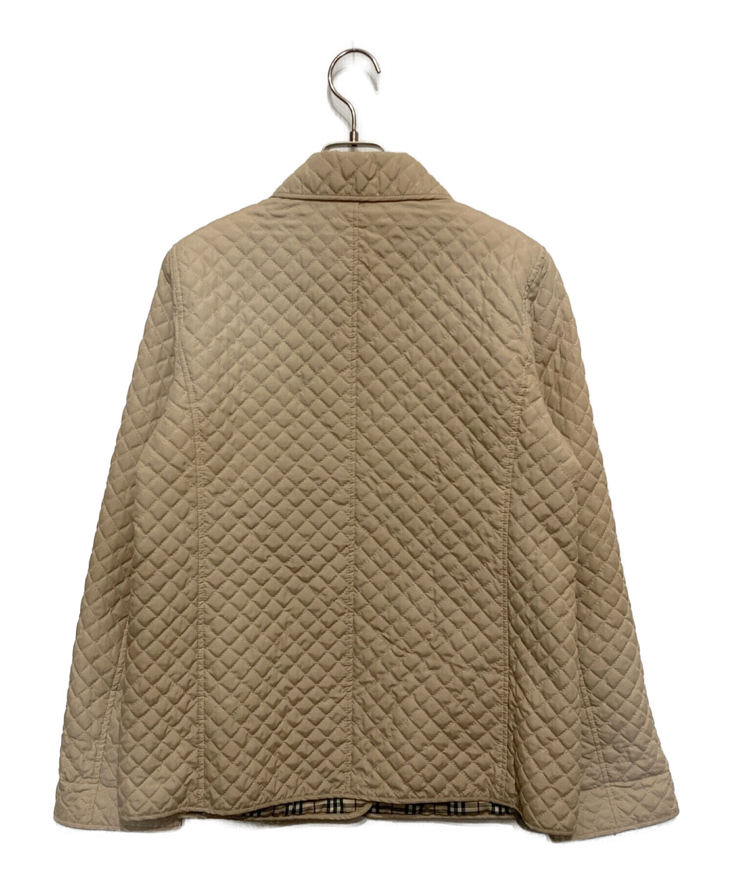 中古・古着通販】BURBERRY (バーバリー) 裏地ノバチェックキルティングジャケット ベージュ サイズ:9｜ブランド・古着通販  トレファク公式【TREFAC FASHION】スマホサイト