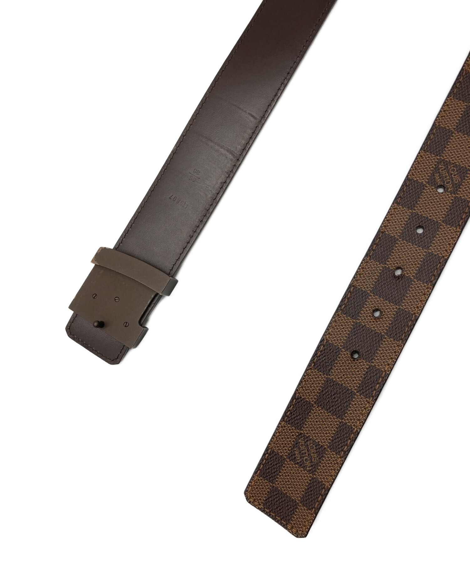 LOUIS VUITTON (ルイ ヴィトン) イニシアル ベルト M9807 ブラウン