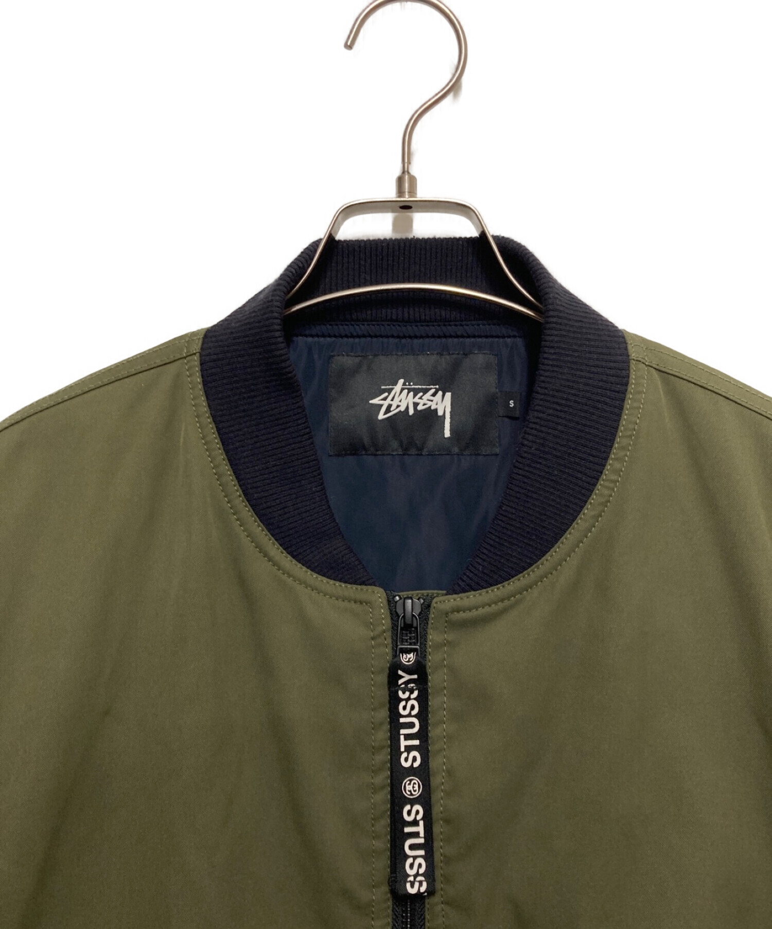 中古・古着通販】stussy (ステューシー) サイドライン ロゴテープ MA-1