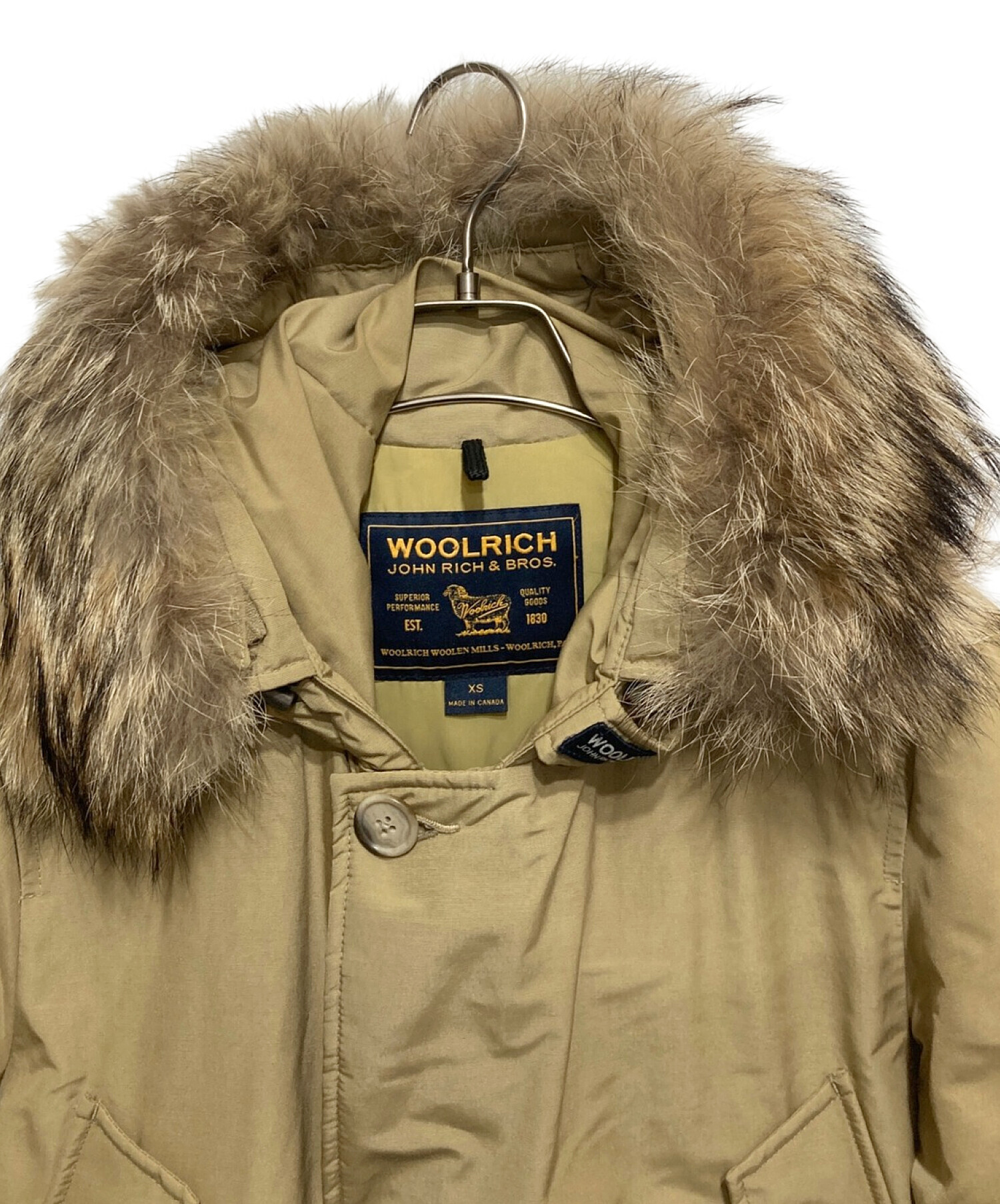 WOOLRICH (ウールリッチ) ARCTIC PARKA　1202039 ベージュ サイズ:XS