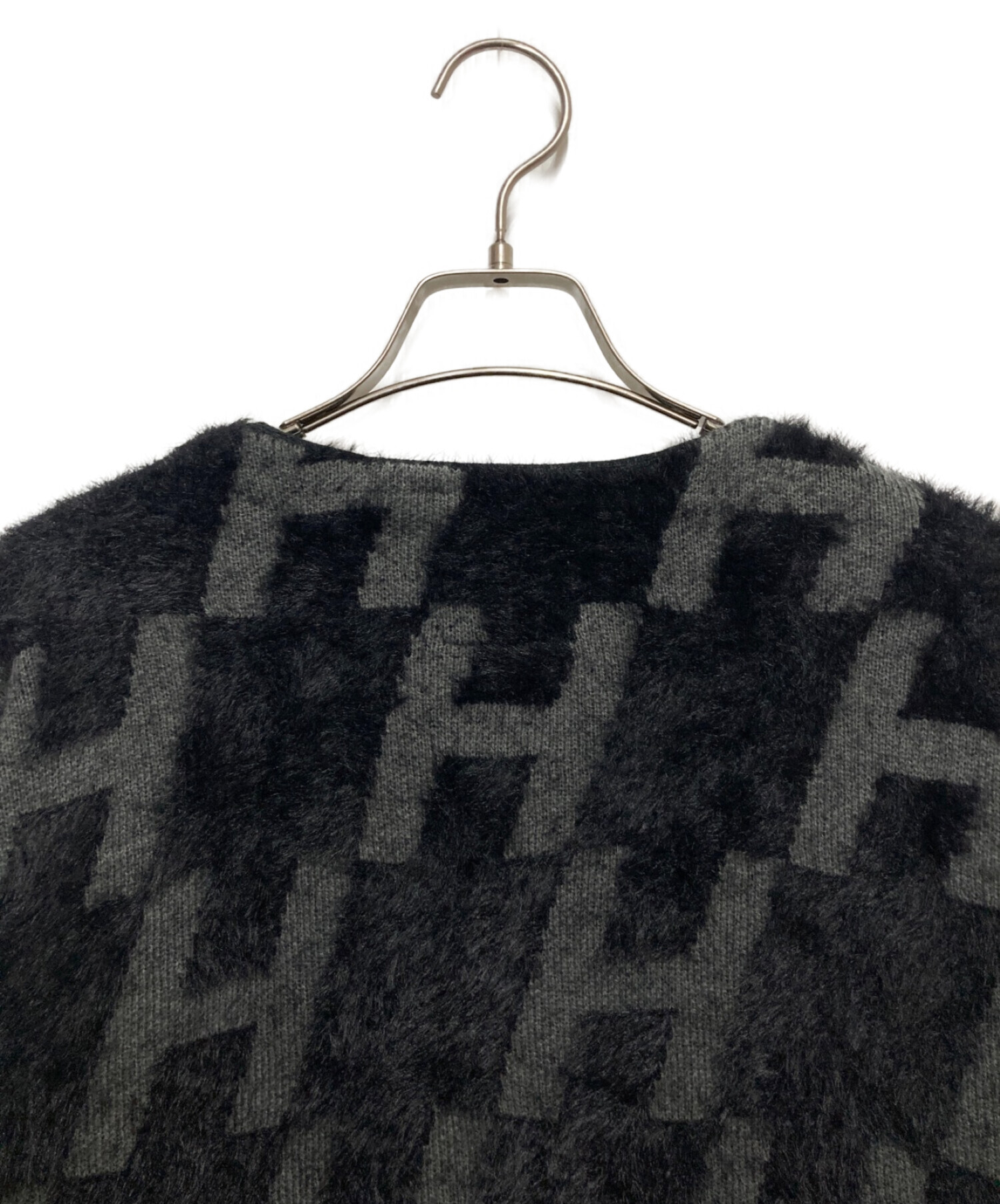 HUF (ハフ) MONOGRAM CARDIGAN ブラック サイズ:S