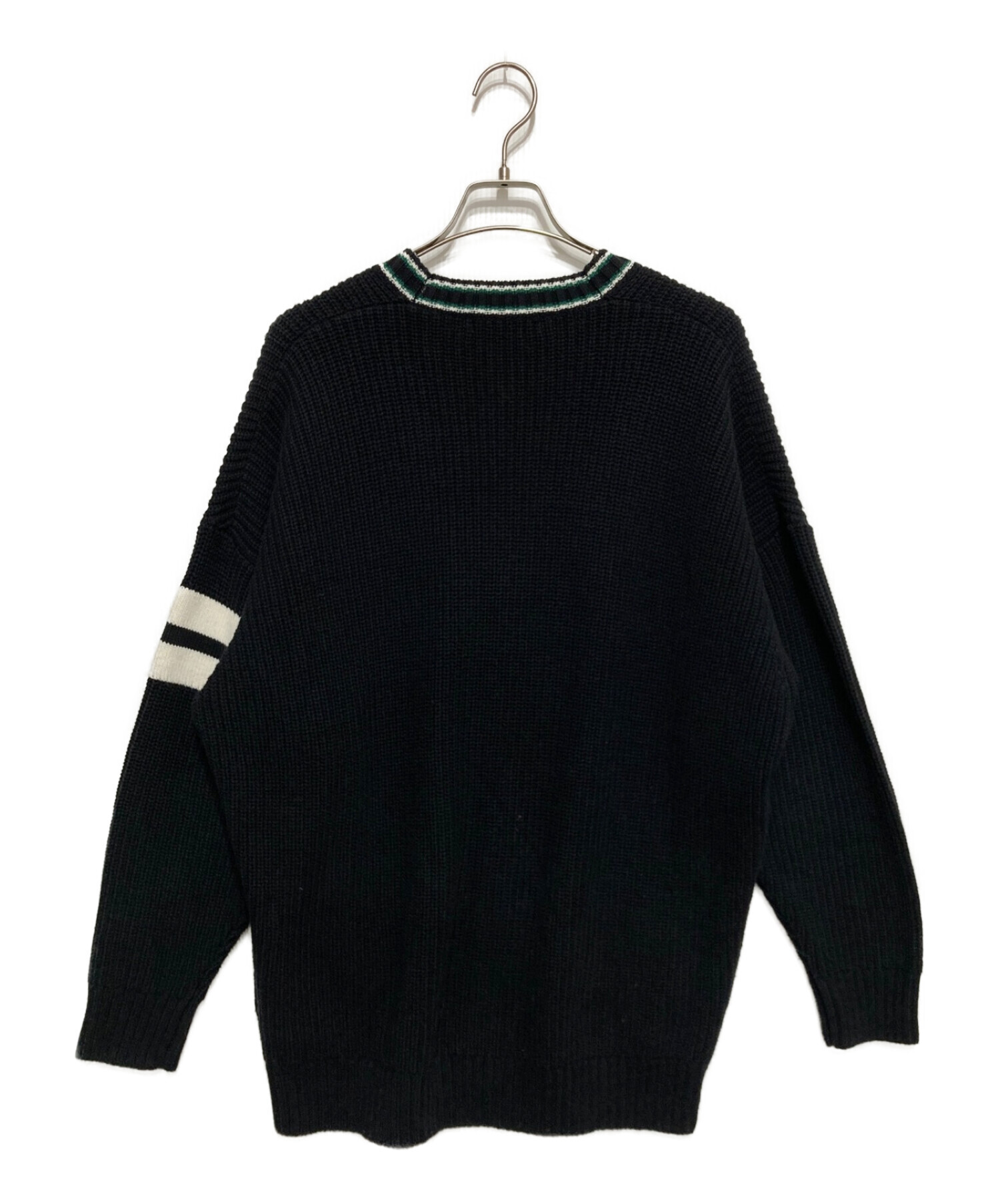 中古・古着通販】MONKEY TIME (モンキータイム) LINE CARDIGAN ブラック サイズ:M｜ブランド・古着通販  トレファク公式【TREFAC FASHION】スマホサイト