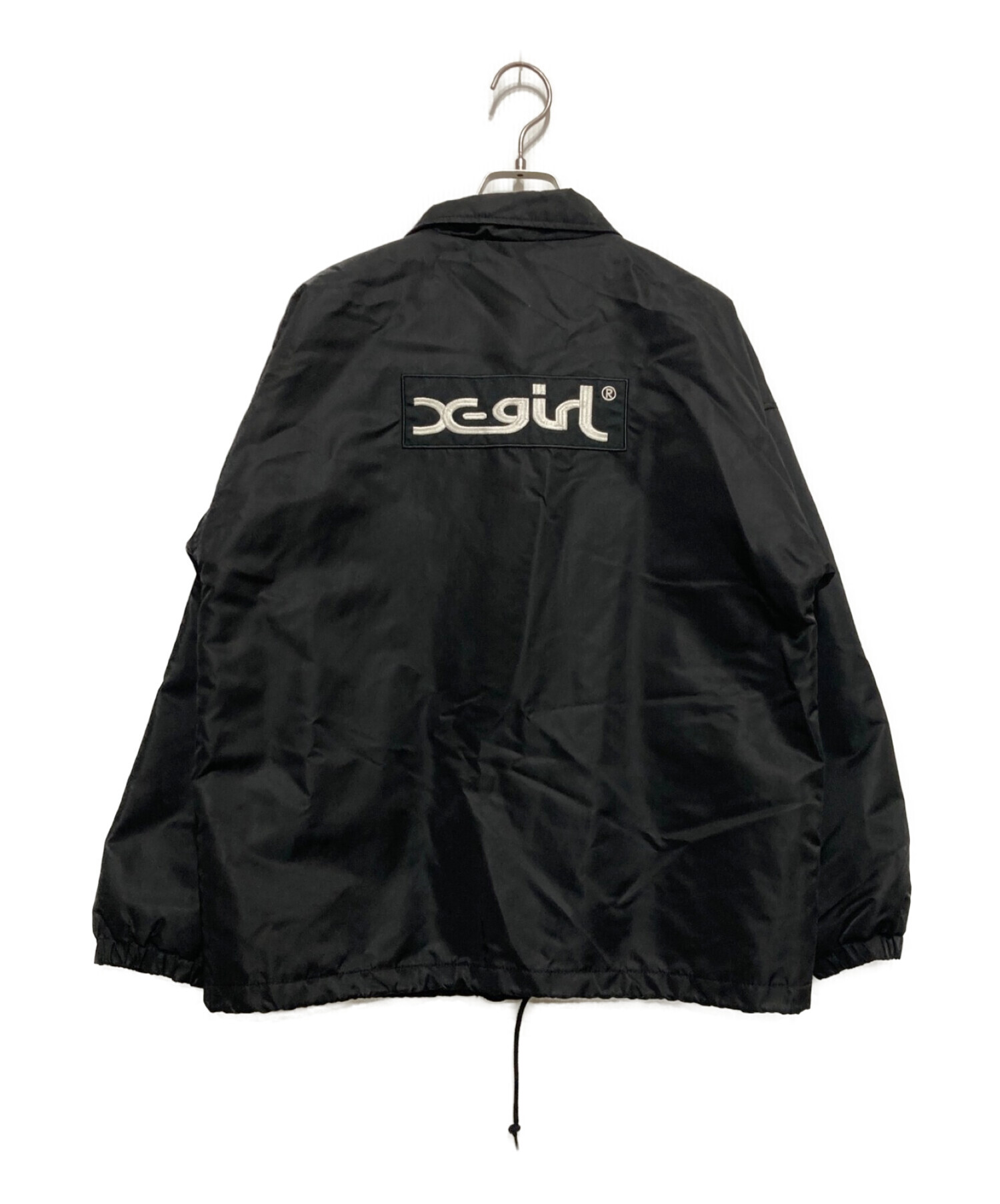 X-girl (エックスガール) コーチジャケット　05184505 ブラック サイズ:SIZE2