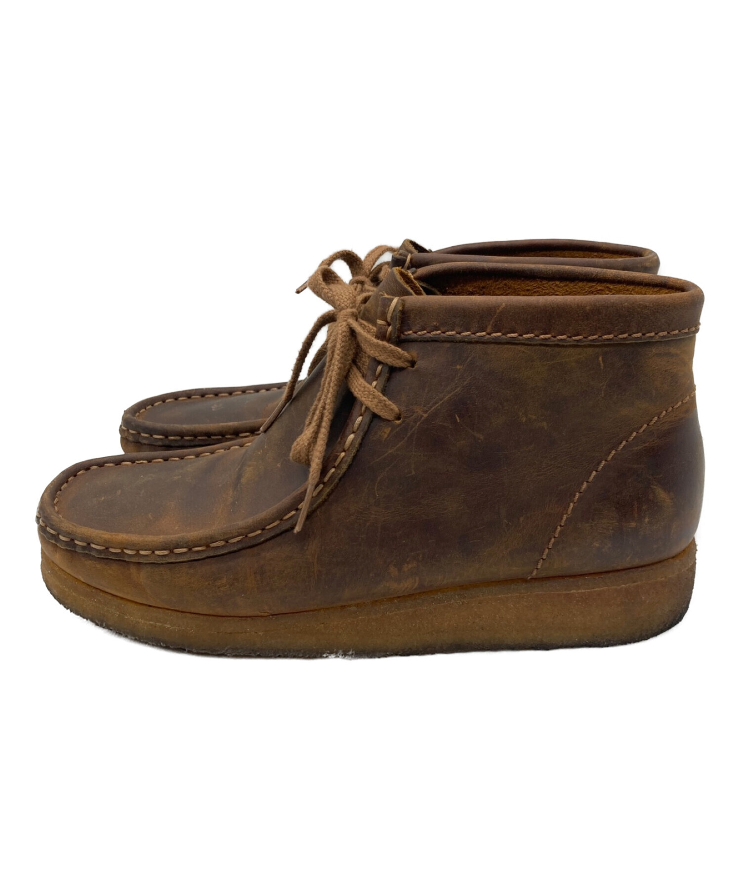 CLARKS (クラークス) WALLABEE BOOT 26103604 ブラウン サイズ:25cm