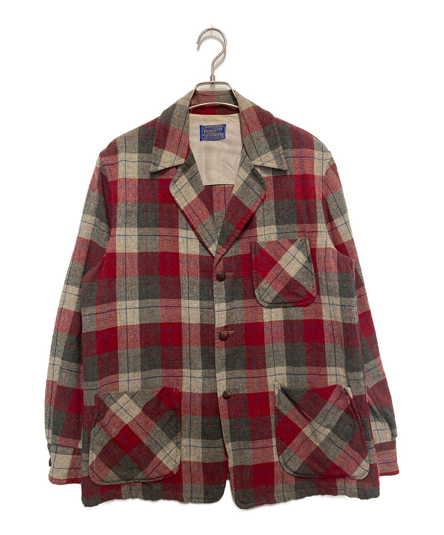 中古・古着通販】PENDLETON (ペンドルトン) ウールジャケット レッド