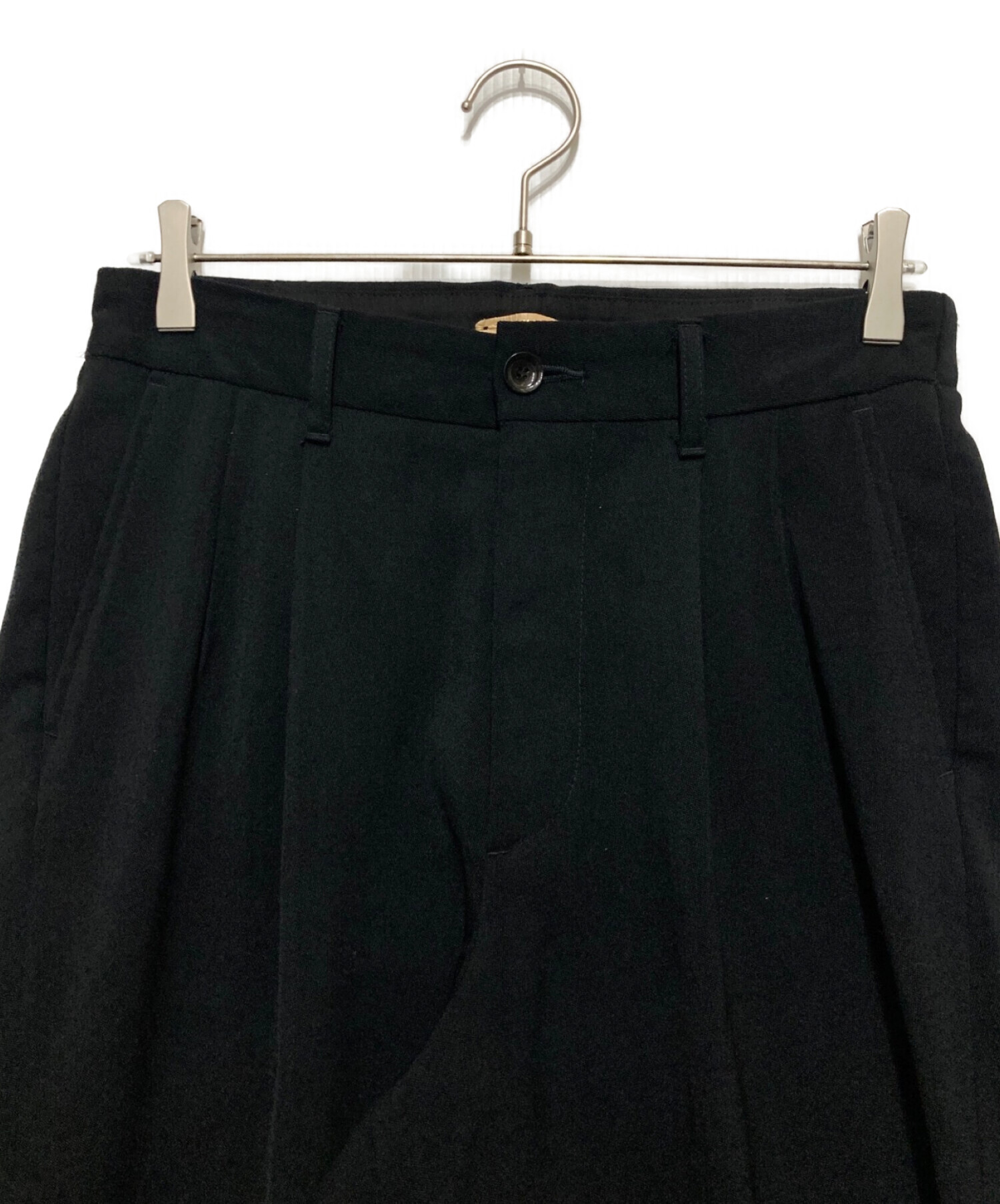 LAMOND (ラモンド) karsey strech wide pants　LM-P-075 ブラック サイズ:SIZE2