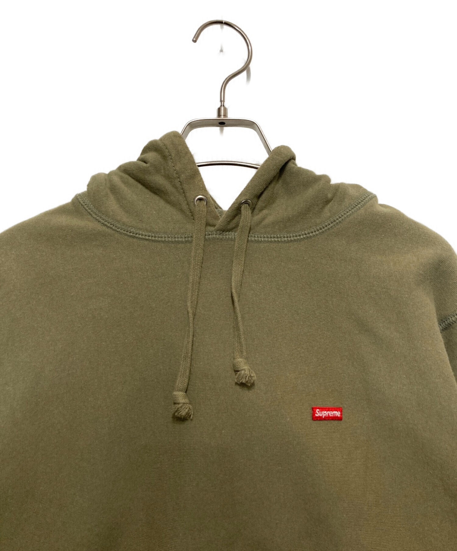 Supreme (シュプリーム) Small Box Hooded Sweatshirt カーキ サイズ:S