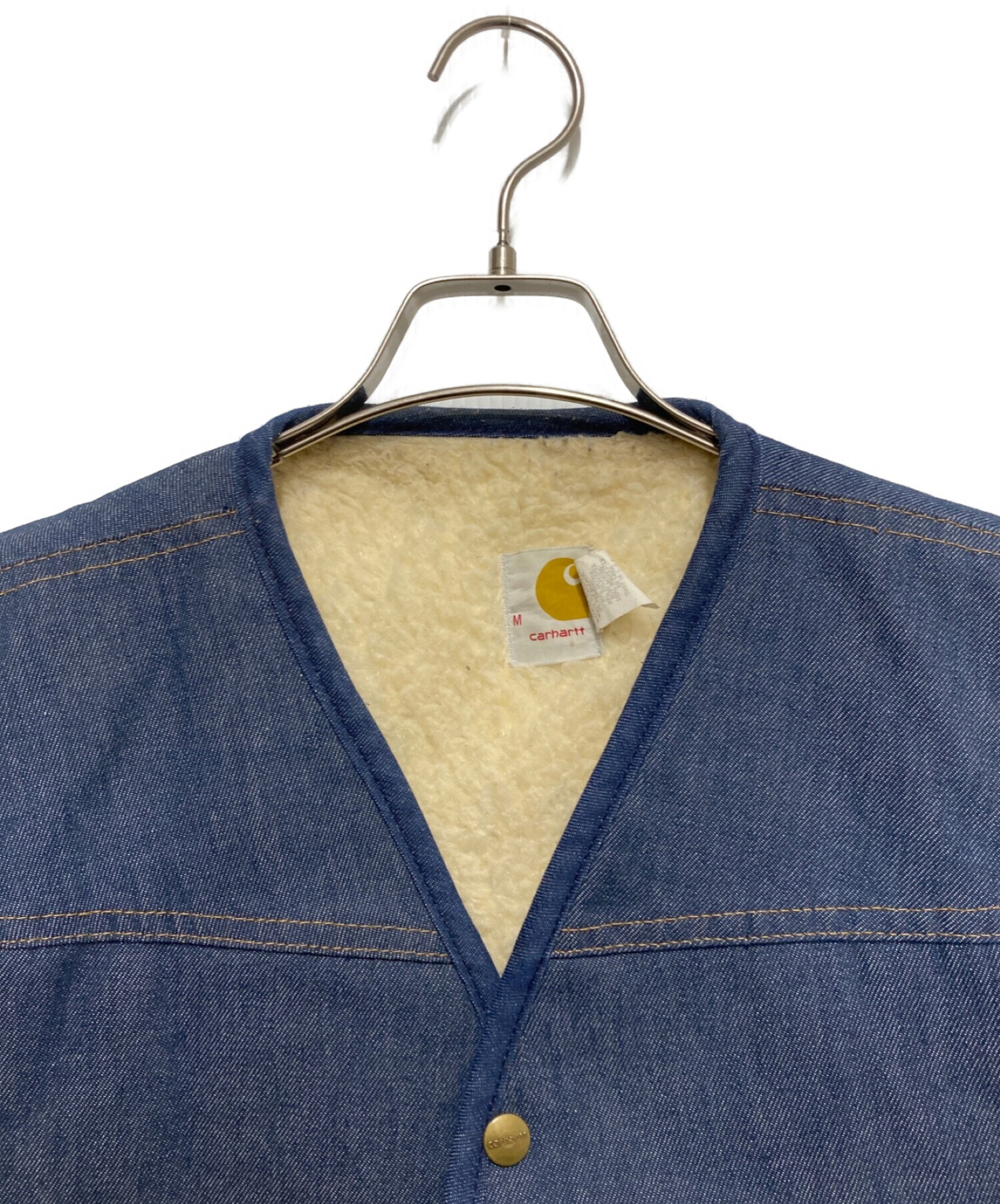 中古・古着通販】CarHartt (カーハート) 80sデニムボアベスト USA製