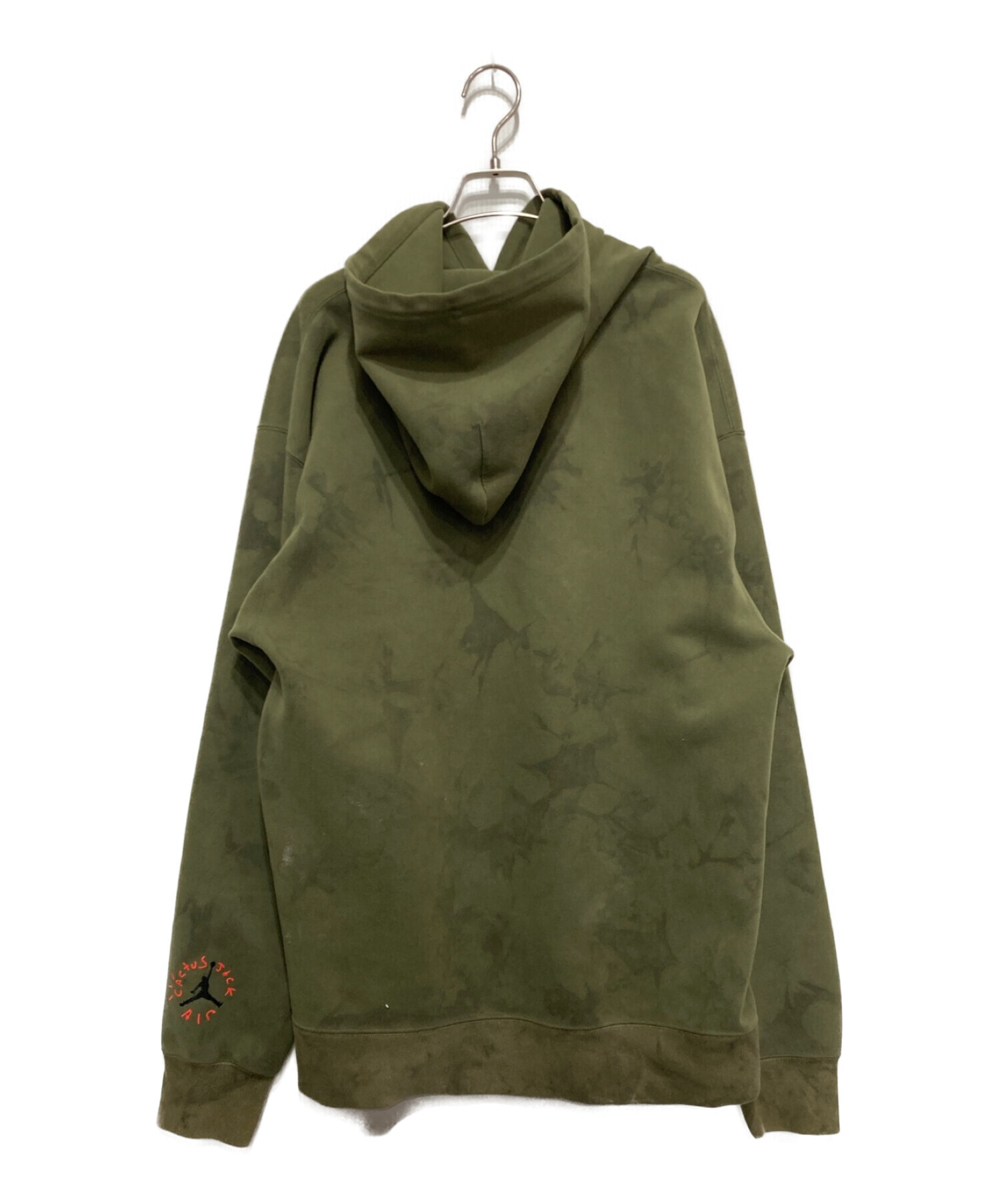 JORDAN (ジョーダン) Travis Scott Jordan Washed Suede Hoodie　CN3422-222 グリーン サイズ:L