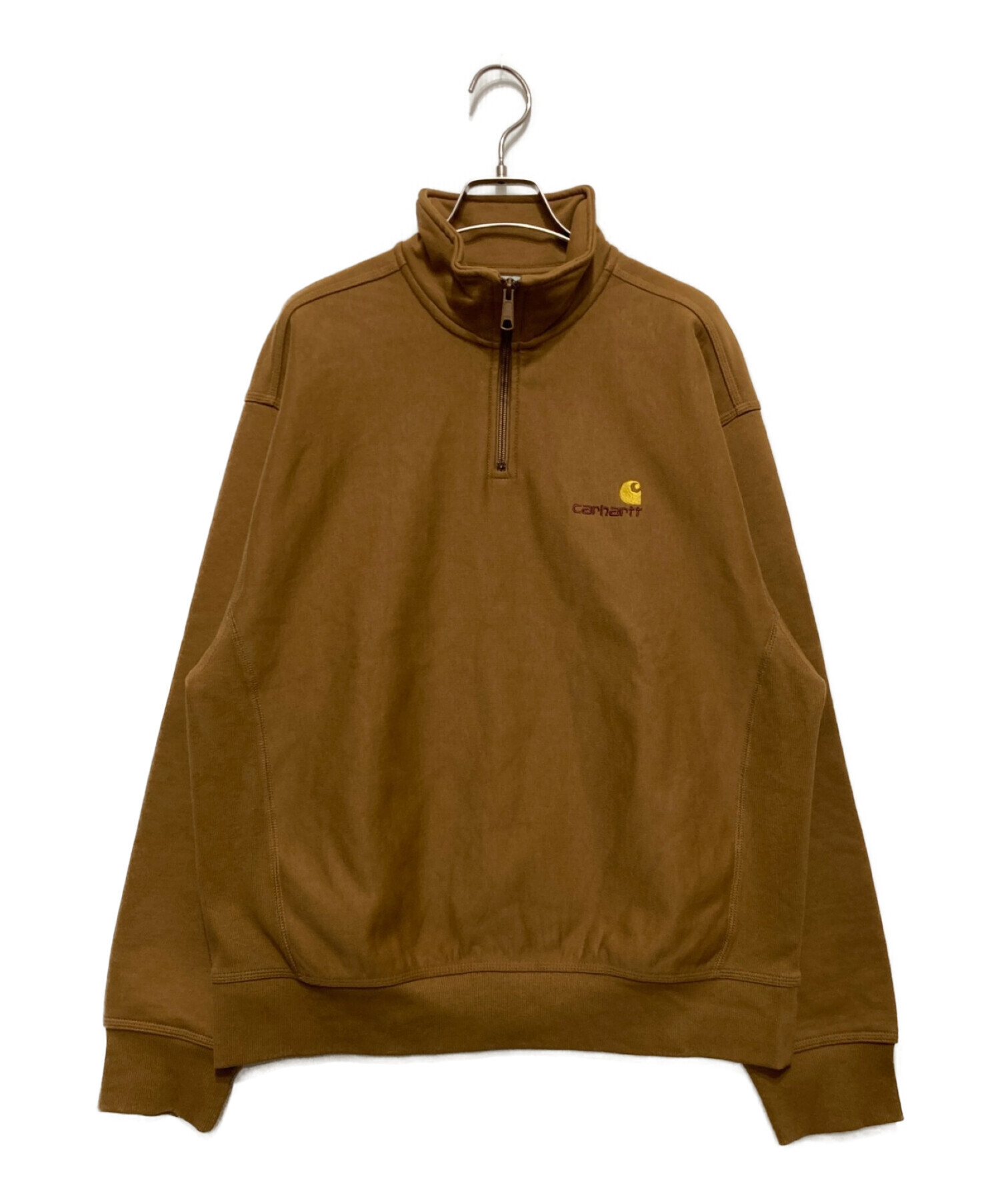 中古・古着通販】CARHARTT WIP (カーハート) ハーフジップスウェット I027014 ベージュ サイズ:Ⅿ｜ブランド・古着通販  トレファク公式【TREFAC FASHION】スマホサイト