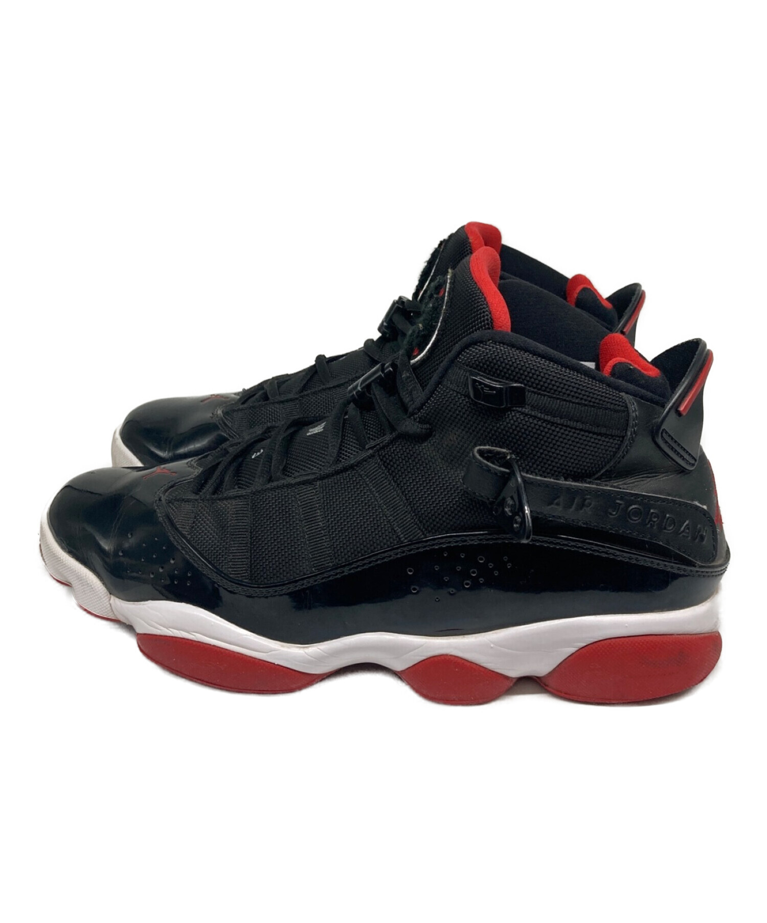 NIKE (ナイキ) JORDAN 6 RINGS black/varsity red-white ブラック サイズ:28.5㎝