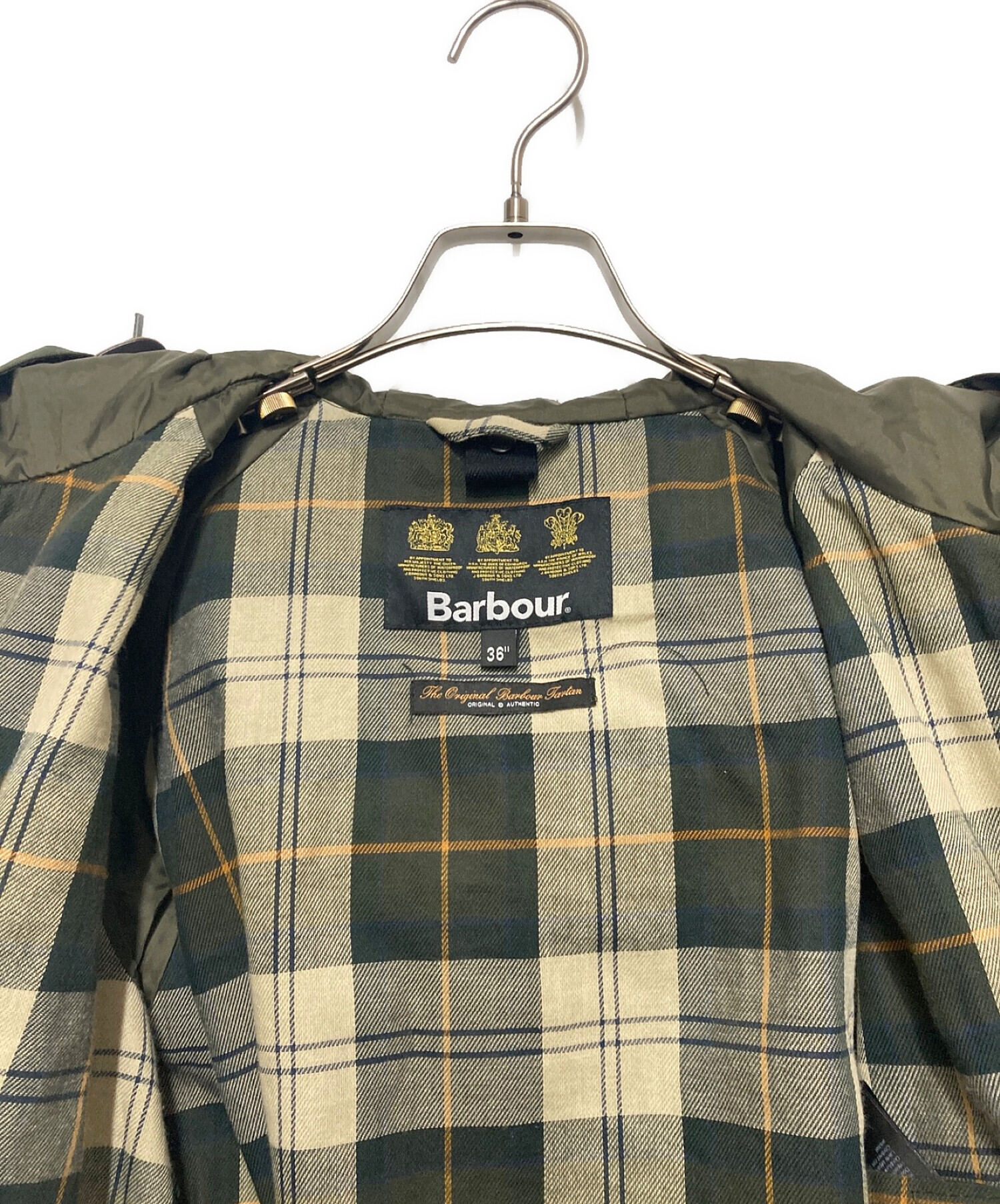 Barbour (バブアー) HOODED SL BEDALE 2L オリーブ サイズ:SIZE36