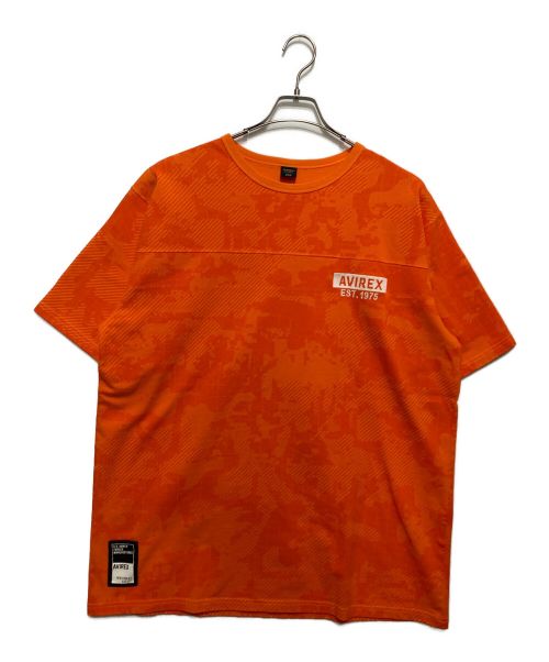 【中古・古着通販】AVIREX (アヴィレックス) ビッグロゴTシャツ オレンジ サイズ:2XL｜ブランド・古着通販 トレファク公式【TREFAC  FASHION】スマホサイト