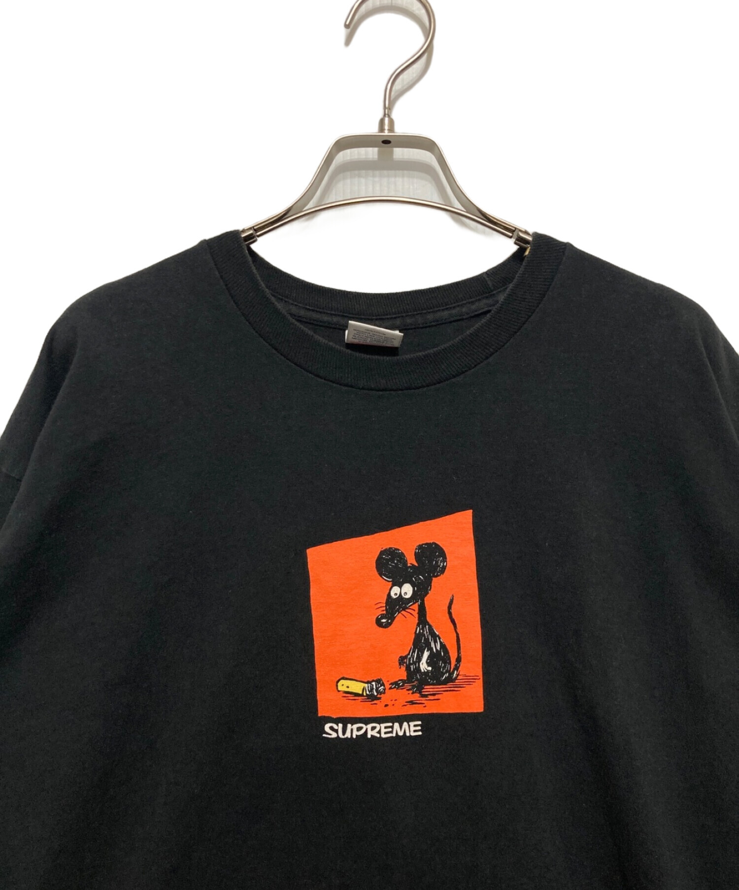 中古・古着通販】Supreme (シュプリーム) Mouse tee ブラック サイズ