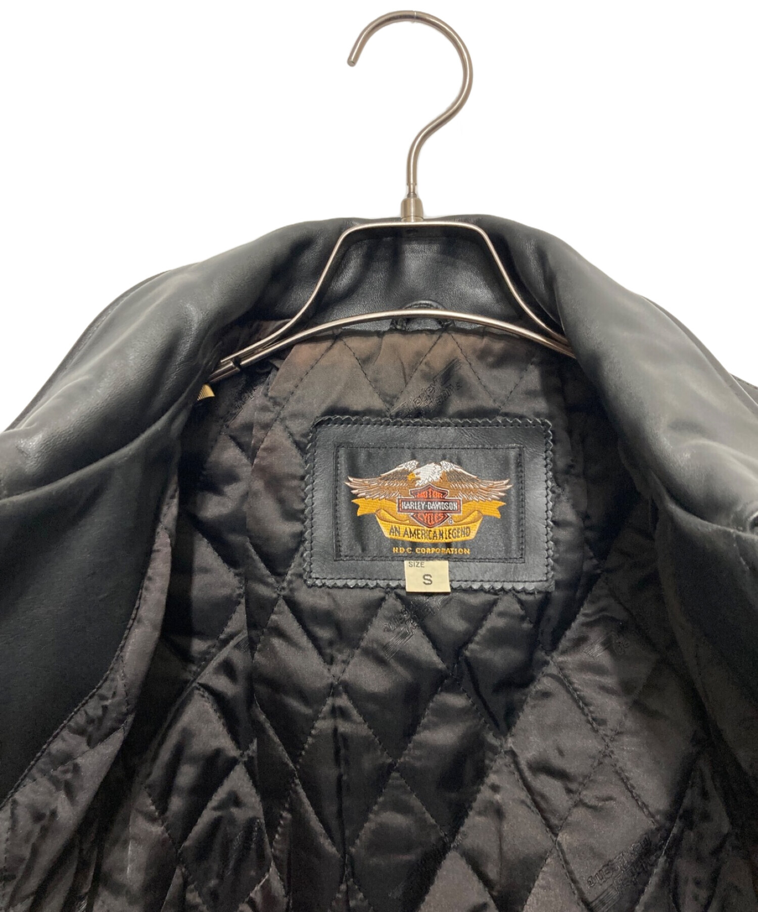 中古・古着通販】HARLEY-DAVIDSON (ハーレーダビッドソン) レザージャケット ブラック サイズ:S｜ブランド・古着通販  トレファク公式【TREFAC FASHION】スマホサイト