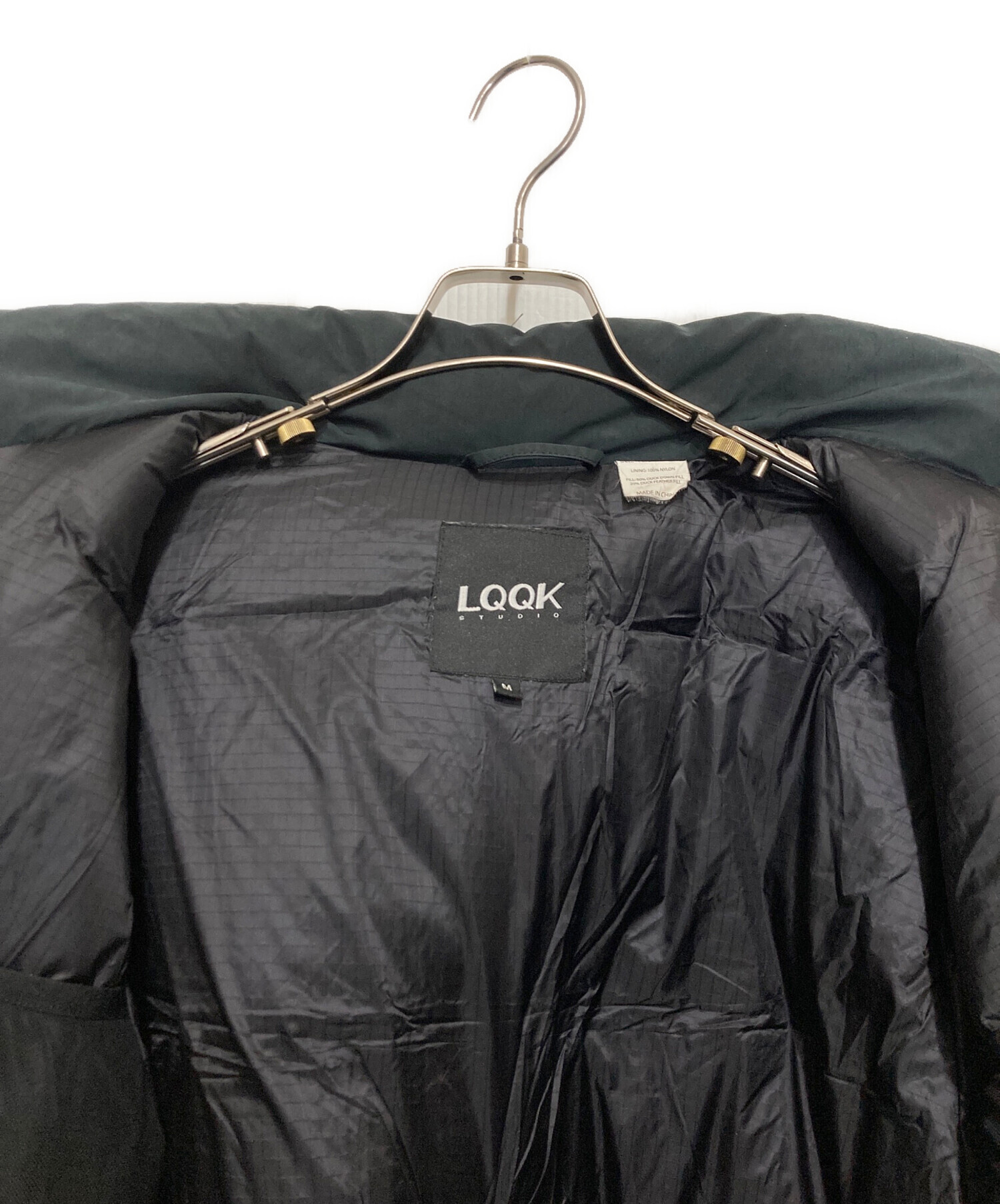 中古・古着通販】LQQK STUDIO (ルックスタジオ) TRANCE 700FILL PUFFER Jacket ブラック  サイズ:Ⅿ｜ブランド・古着通販 トレファク公式【TREFAC FASHION】スマホサイト