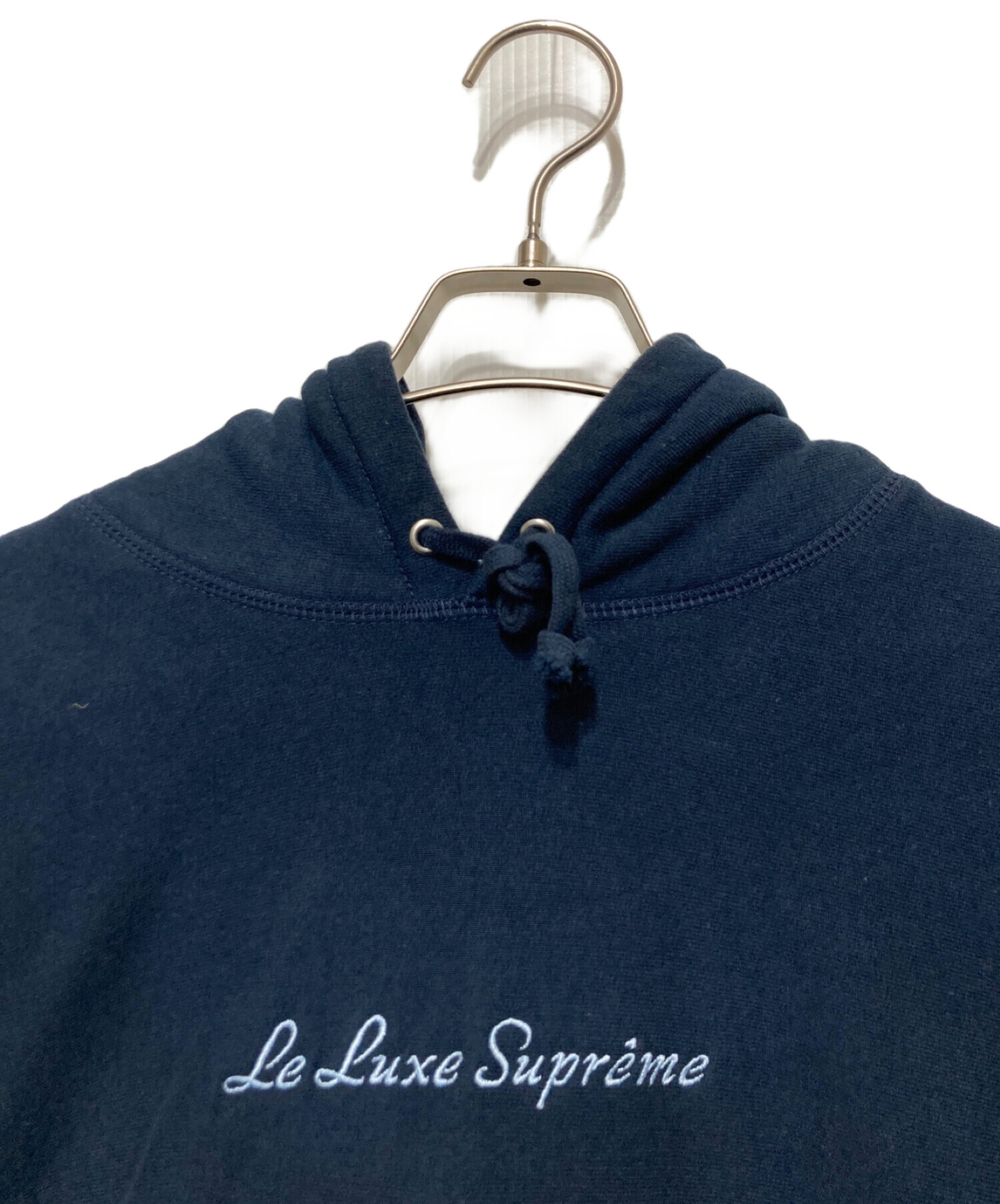 Supreme (シュプリーム) Le Luxe Hooded Sweatshirt ネイビー サイズ:Ⅿ