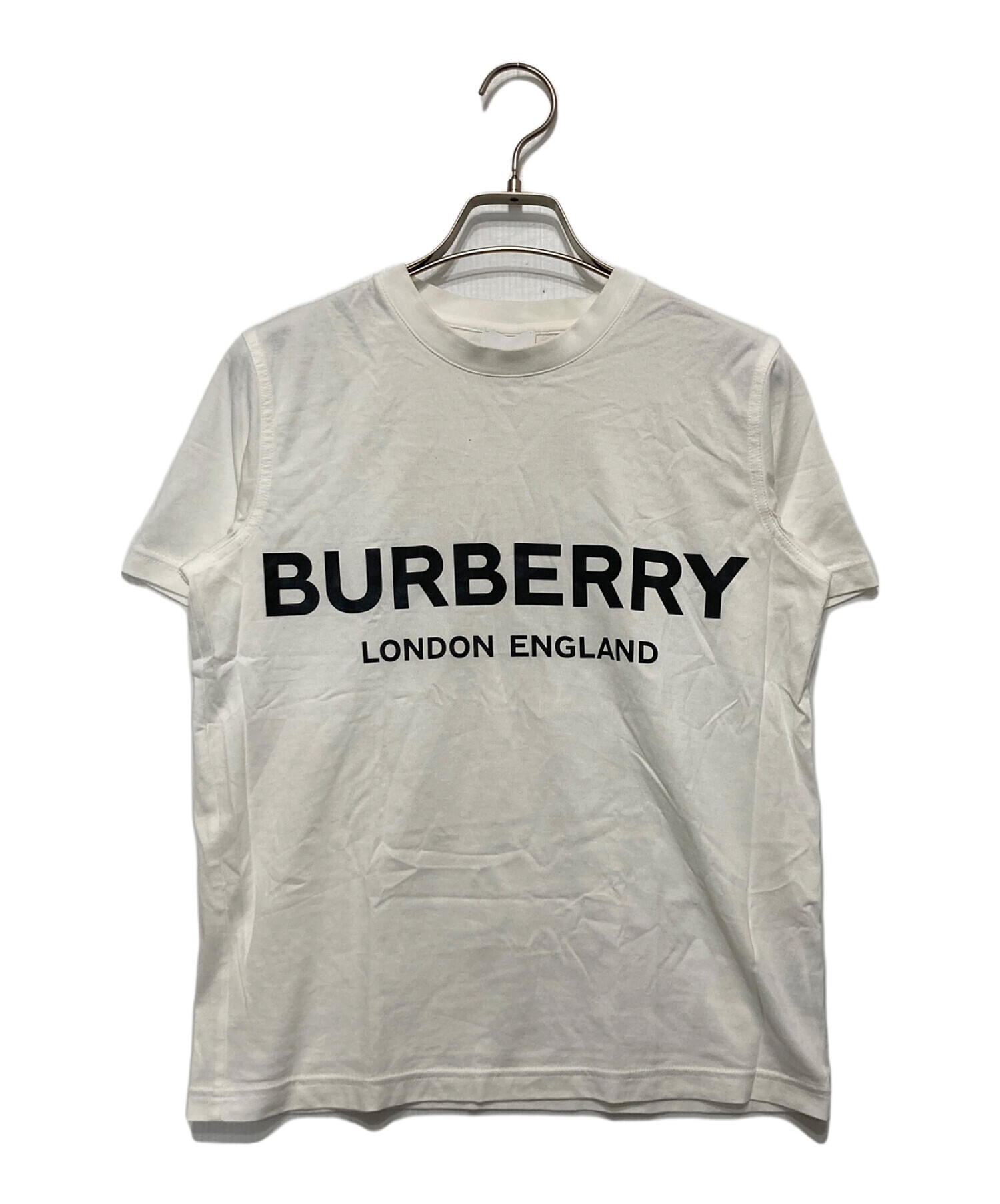 中古・古着通販】BURBERRY (バーバリー) プリントロゴTシャツ ホワイト サイズ:XS｜ブランド・古着通販 トレファク公式【TREFAC  FASHION】スマホサイト