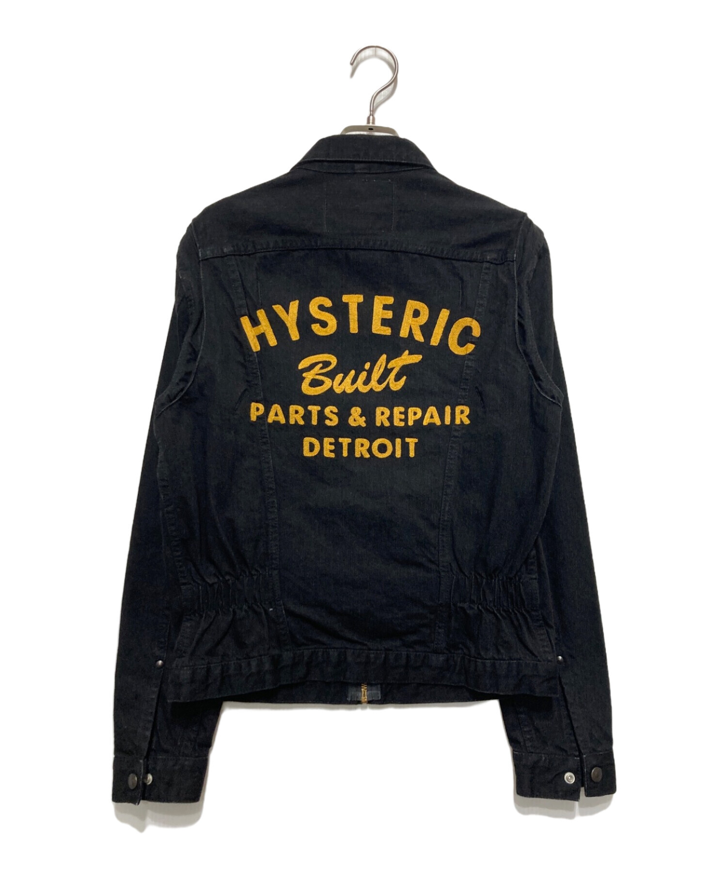 中古・古着通販】Hysteric Glamour (ヒステリックグラマー) ジップアップデニムジャケット ブラック サイズ:S｜ブランド・古着通販  トレファク公式【TREFAC FASHION】スマホサイト