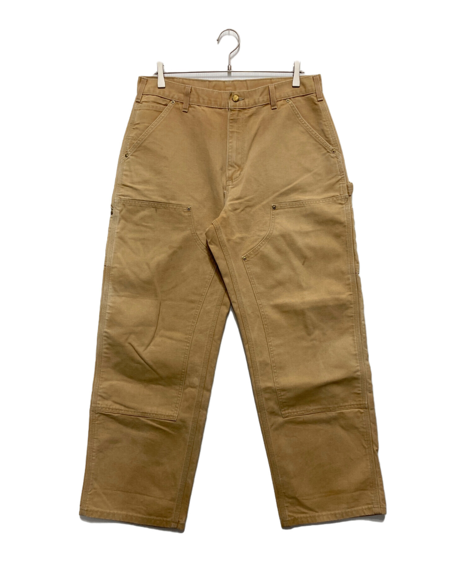 中古・古着通販】CarHartt (カーハート) ダブルニーペインターパンツ ベージュ サイズ:SIZE34｜ブランド・古着通販  トレファク公式【TREFAC FASHION】スマホサイト