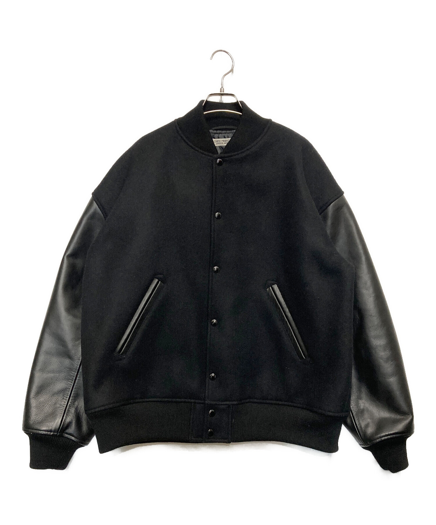 中古・古着通販】COOTIE (クーティー) Wool Melton Error Fit Stadium Jacket ブラック  サイズ:Ⅿ｜ブランド・古着通販 トレファク公式【TREFAC FASHION】スマホサイト