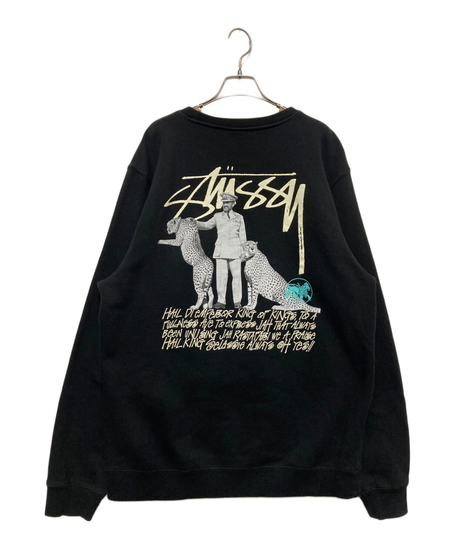 中古・古着通販】stussy (ステューシー) 裏起毛プリントスウェット ブラック サイズ:XL｜ブランド・古着通販 トレファク公式【TREFAC  FASHION】スマホサイト