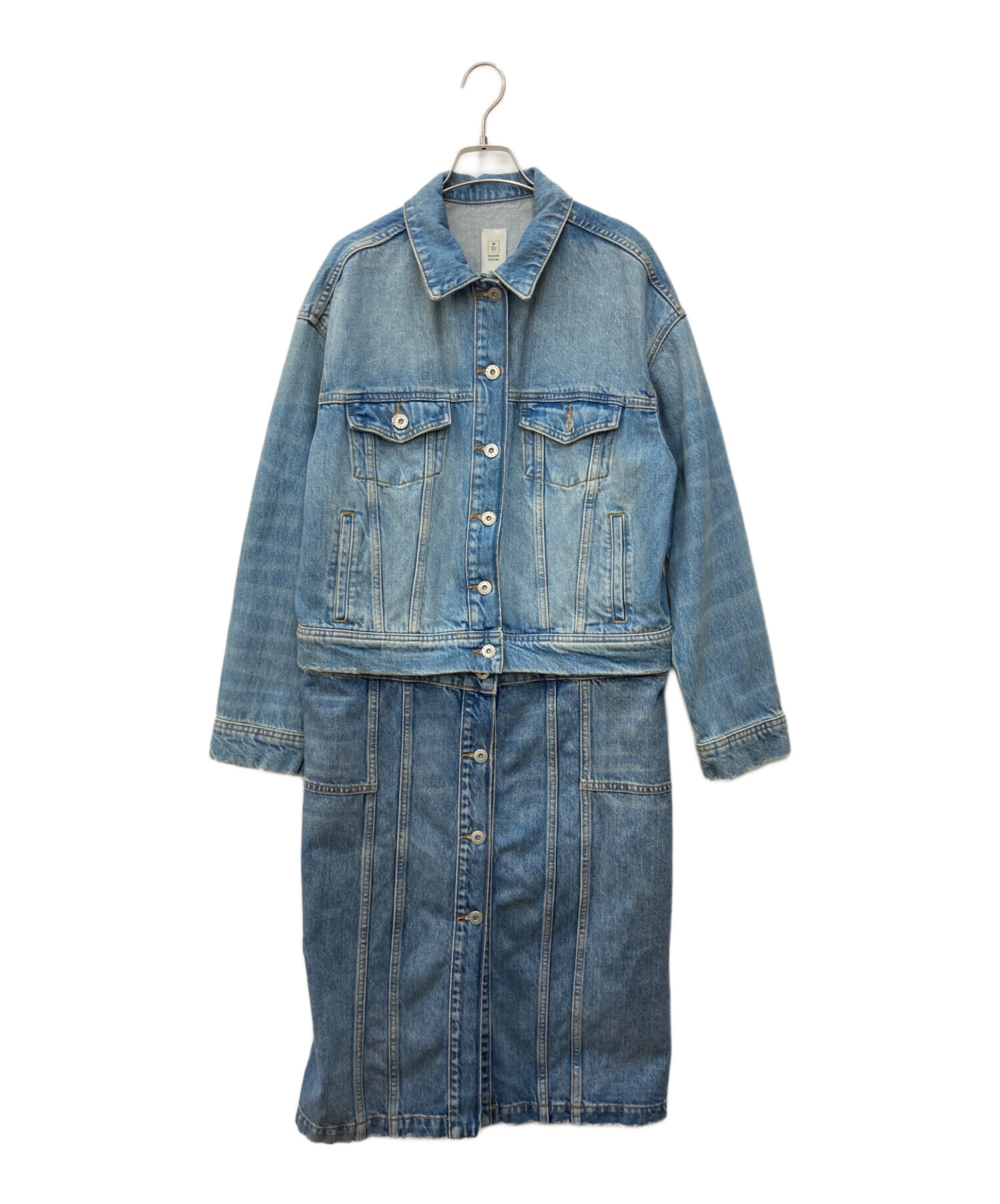 中古・古着通販】ZARA (ザラ) MAISON SPECIAL (メゾンスペシャル) 2wayデニムワンピース インディゴ  サイズ:L｜ブランド・古着通販 トレファク公式【TREFAC FASHION】スマホサイト