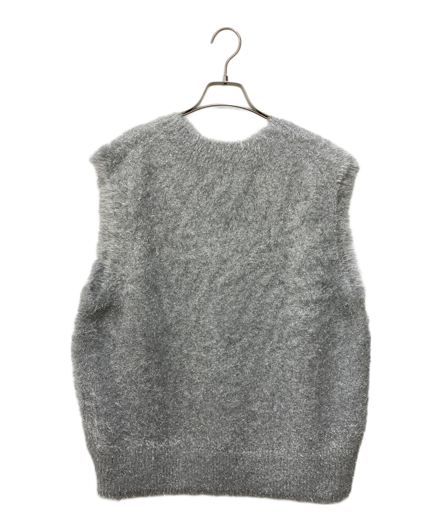 Gypsohila (ジプソフィア) Glitter Knit Vest グレー サイズ:Free