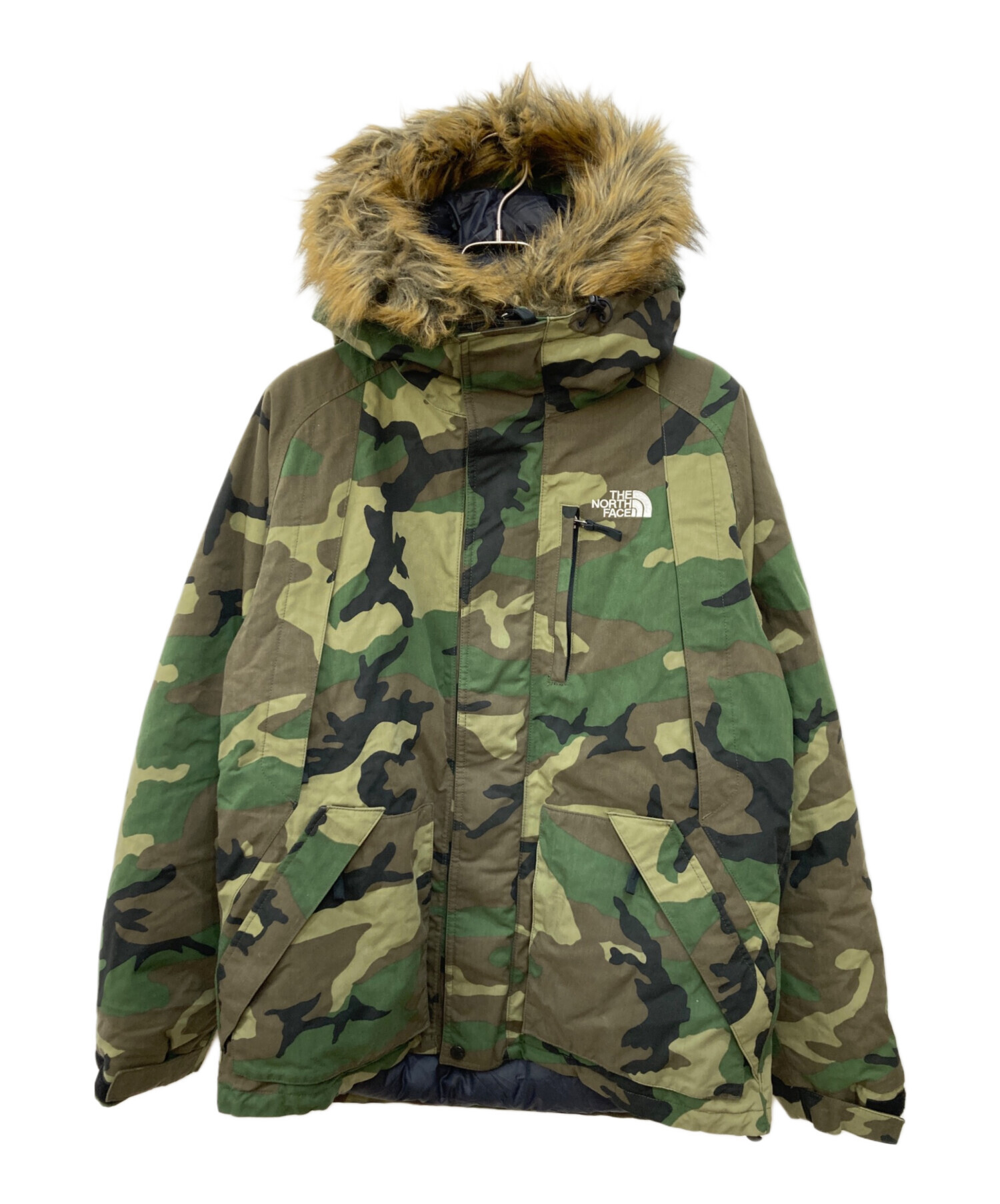 THE NORTH FACE (ザ ノース フェイス) Novelty Elebus Jacket　ノベルティエレバスジャケット カーキ サイズ:XL