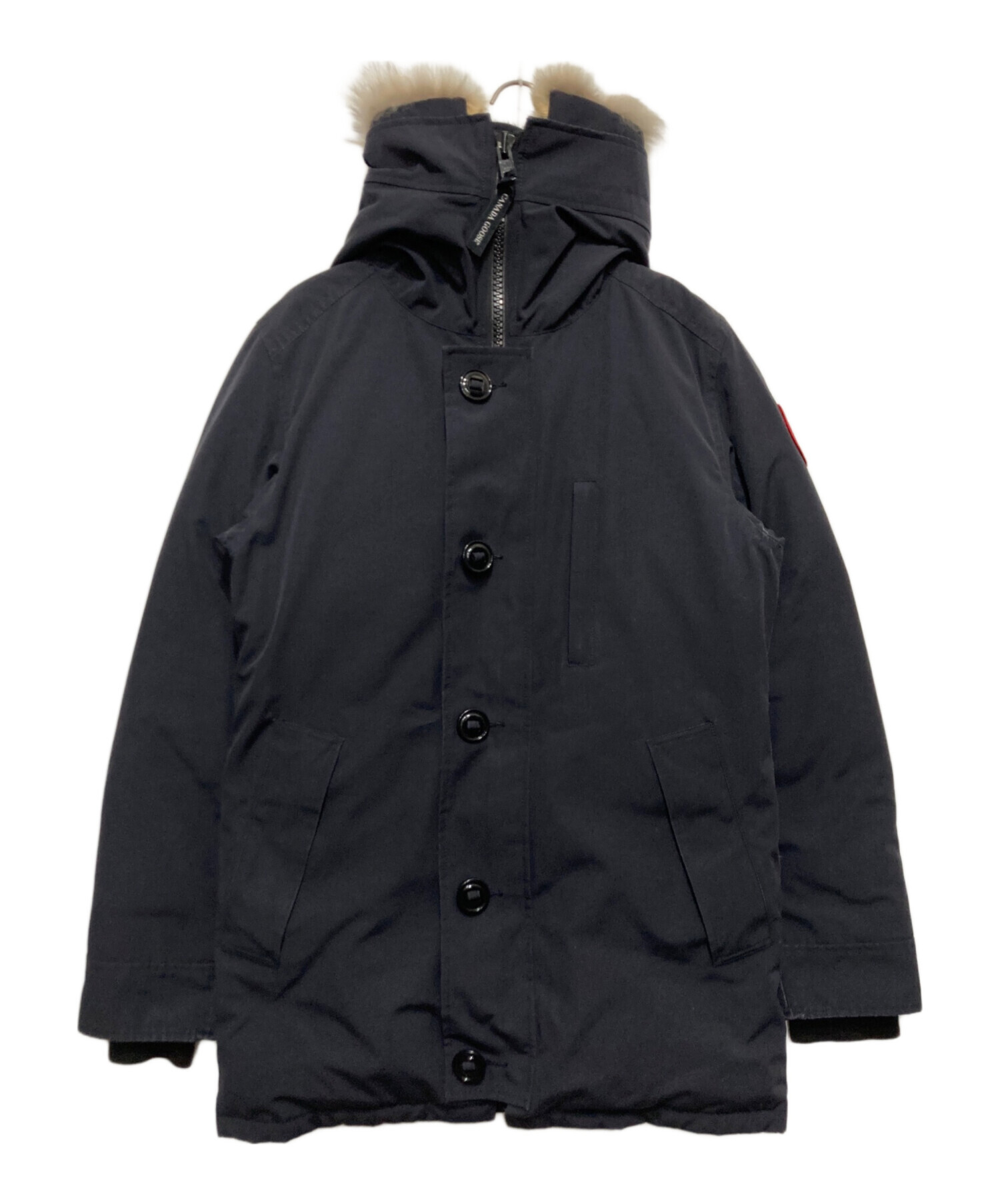 中古・古着通販】CANADA GOOSE (カナダグース) JASPER PARKA ネイビー サイズ:S｜ブランド・古着通販  トレファク公式【TREFAC FASHION】スマホサイト