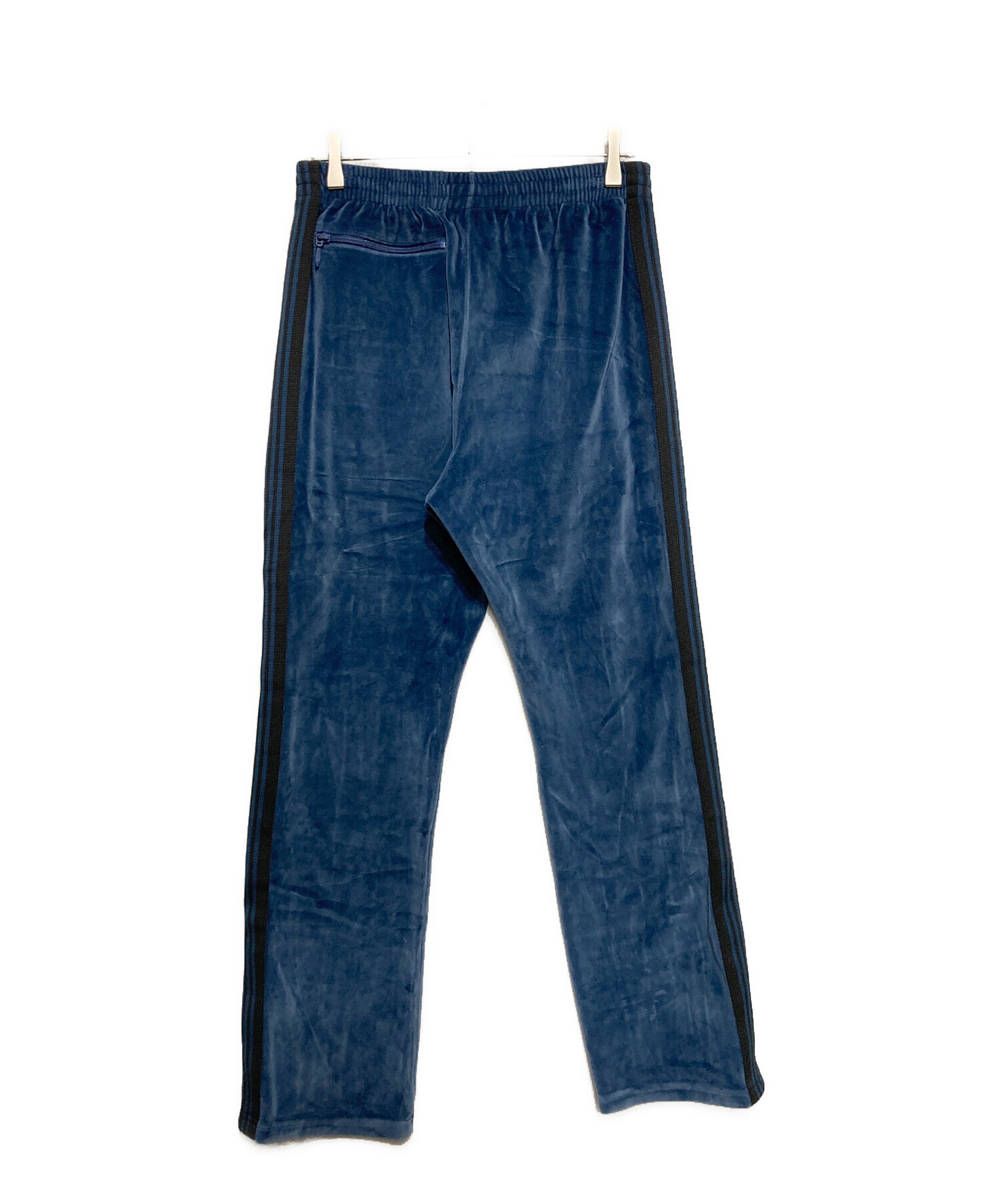 中古・古着通販】Needles (ニードルズ) Narrow Track Pant - C/Pe Velour ナロートラックパンツ-C/PE ベロア  ブルー サイズ:S｜ブランド・古着通販 トレファク公式【TREFAC FASHION】スマホサイト