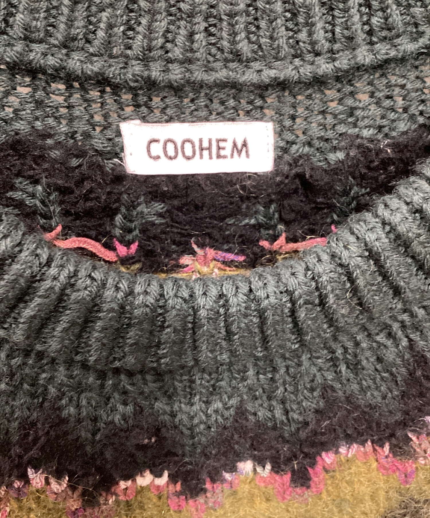 中古・古着通販】Coohem (コーヘン) KOHEN NORDIC KNIT SWEATER